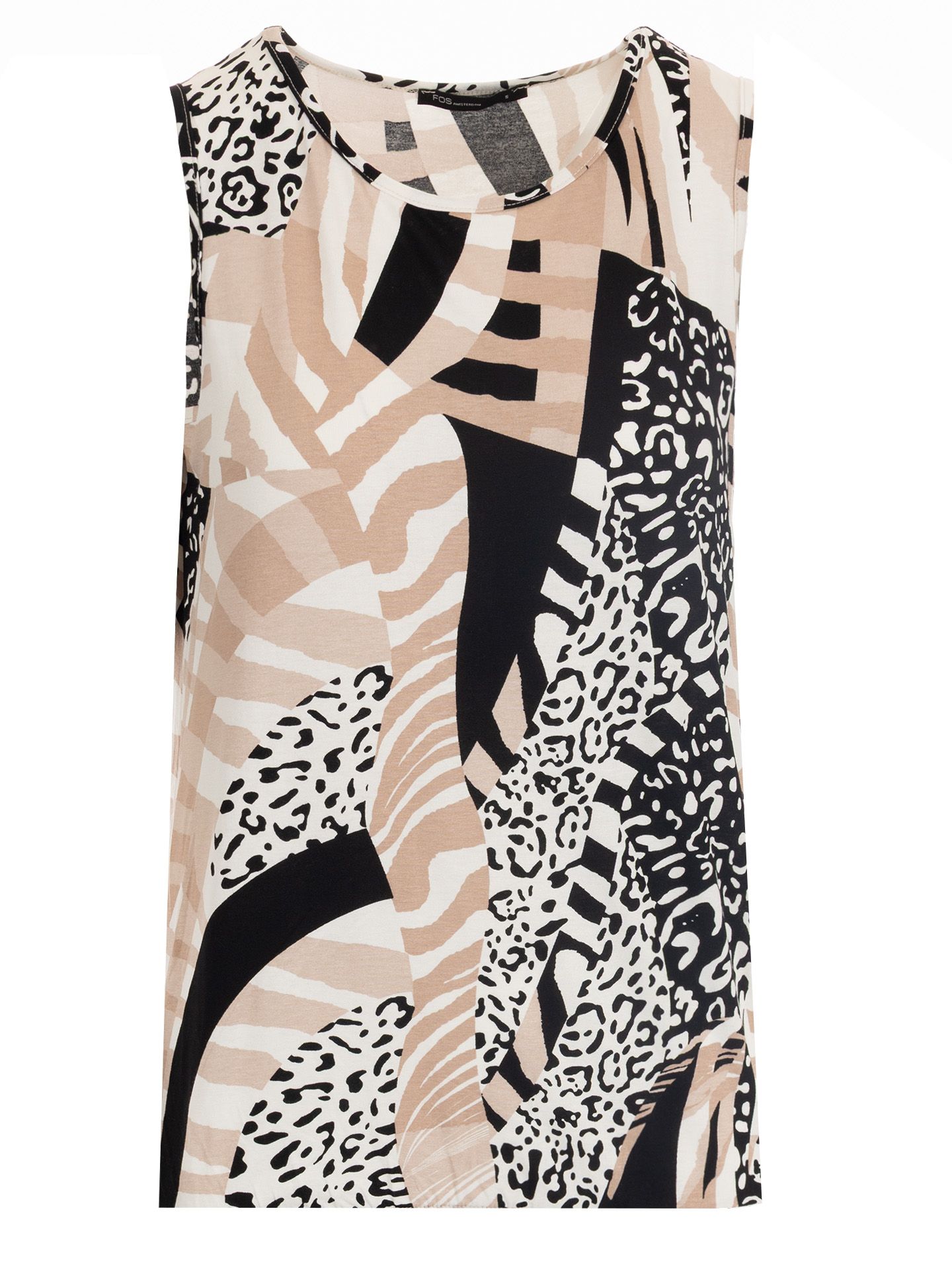 FOS Fashion Top Sisi Zwart 00082097-7500