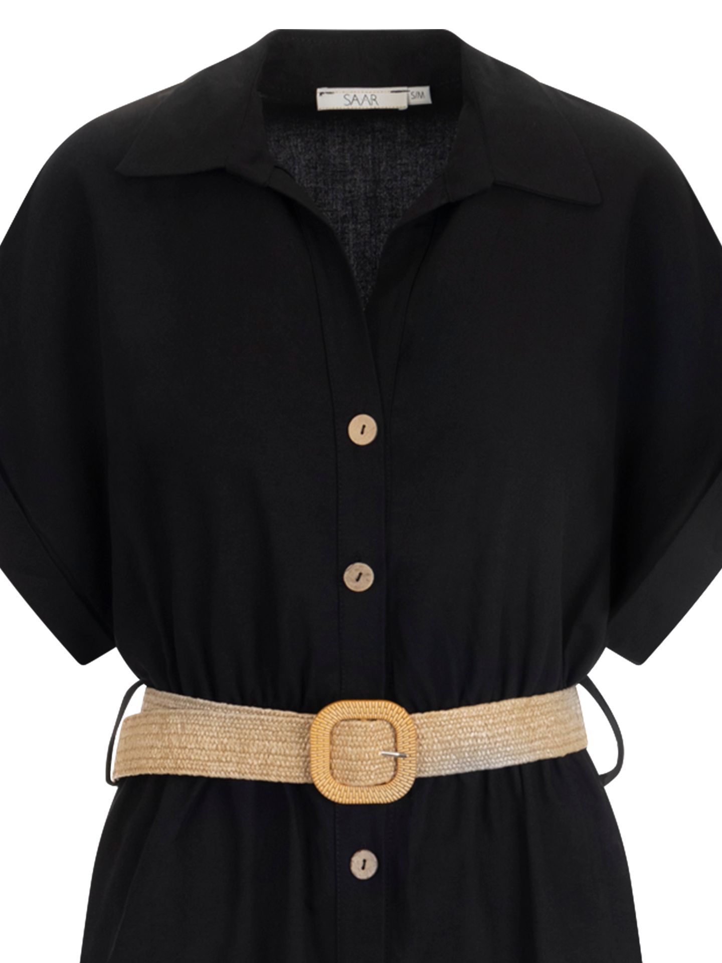 SAAR Jurk Kaily Zwart 00082099-7500