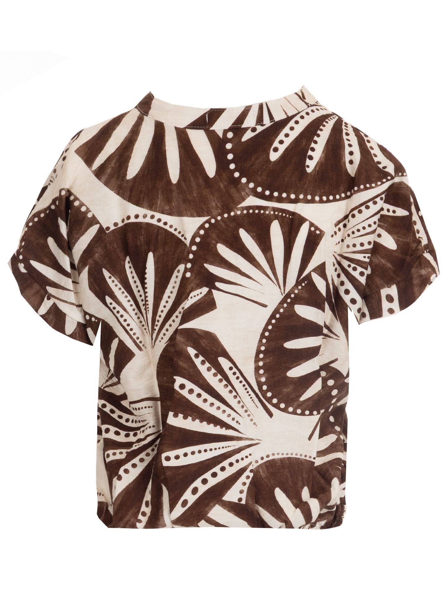 SAAR Blouse Vlyn Bruin 00082105-5800