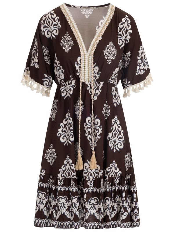 SAAR Jurk Nicole Bruin 2900077830037
