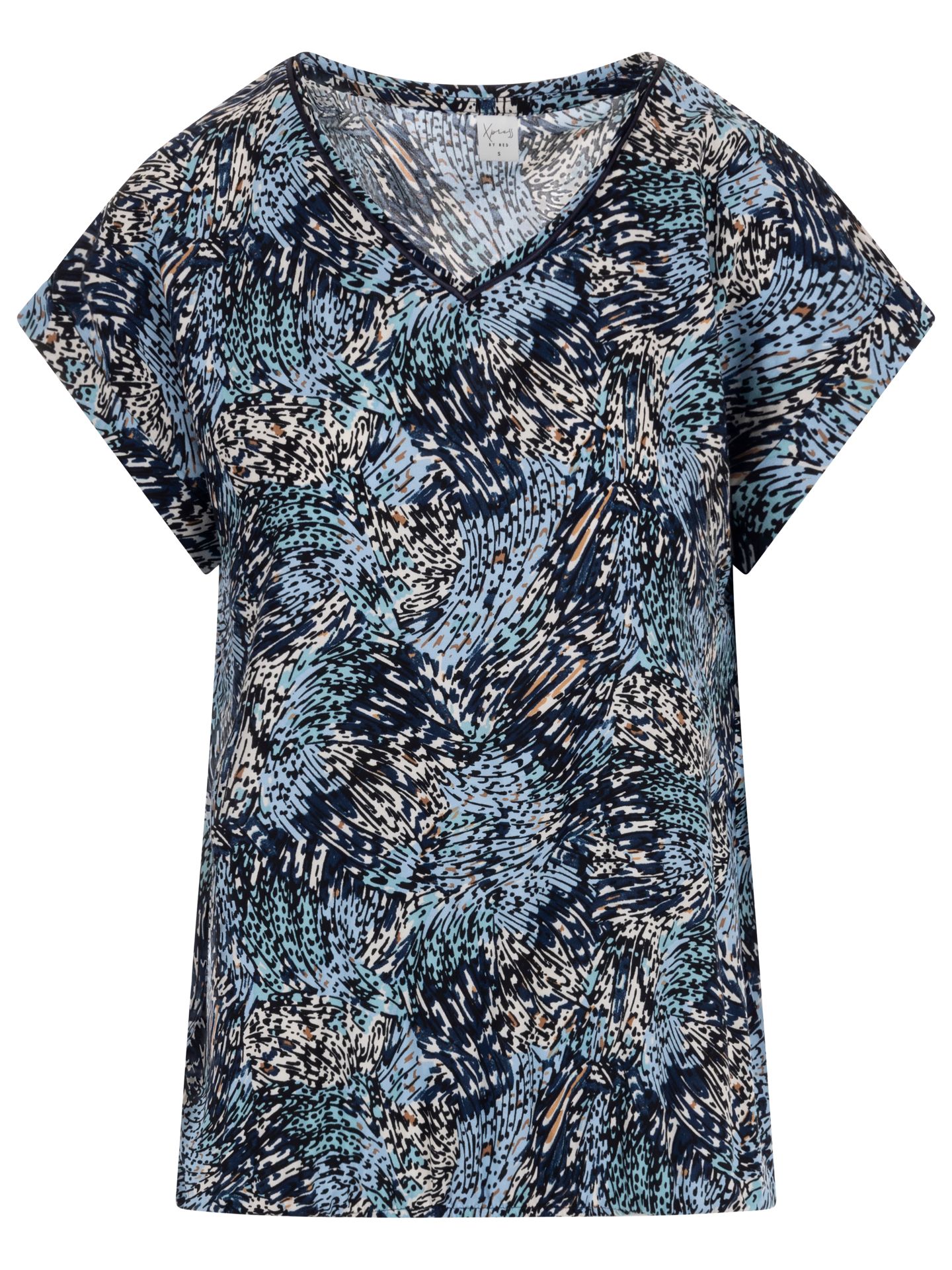 NED Blouse Nox Blauw 00082113-1500
