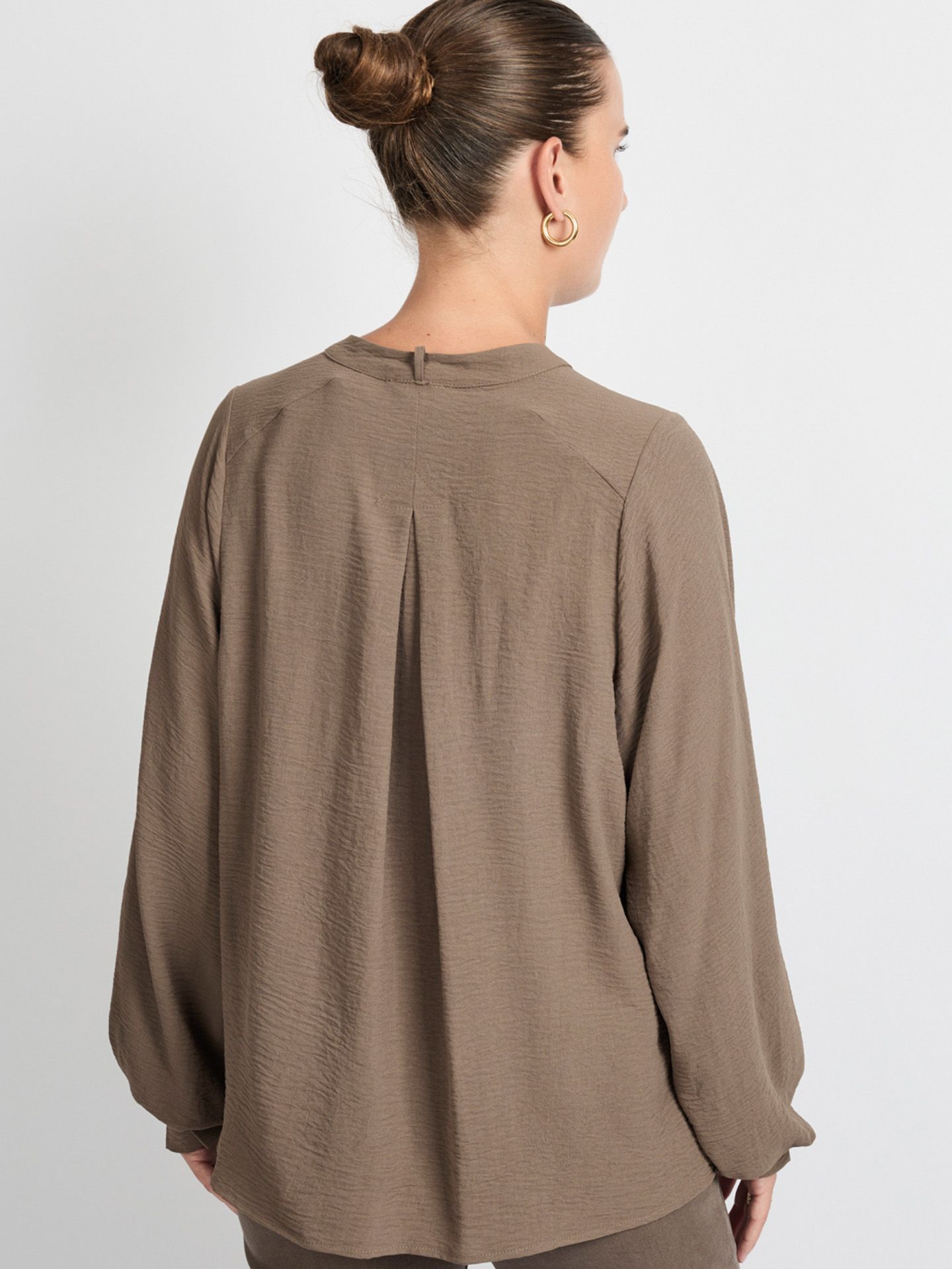 C&S The Label Blouse Lillith Taupe 00082120-5500