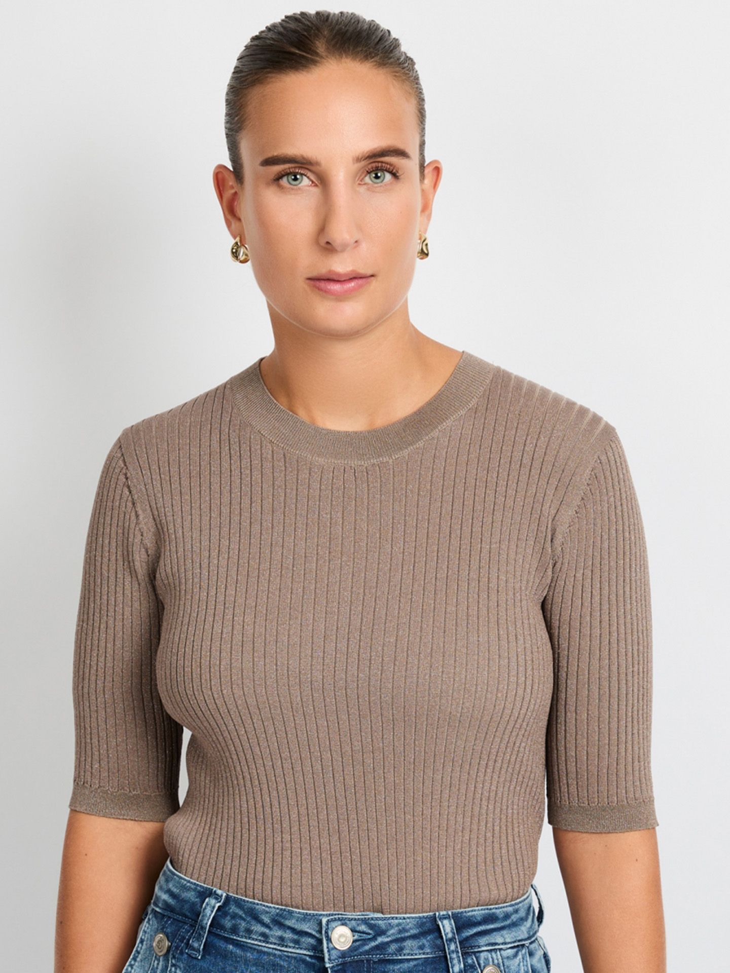 C&S The Label Trui Anne Taupe 00082124-5500
