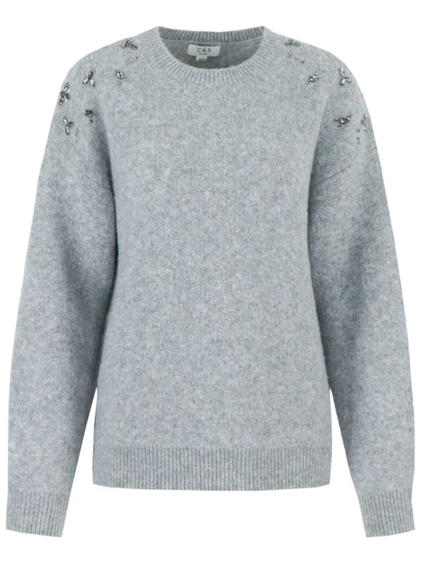 C&S The Label Trui Kirsten Grijs 2900077849114