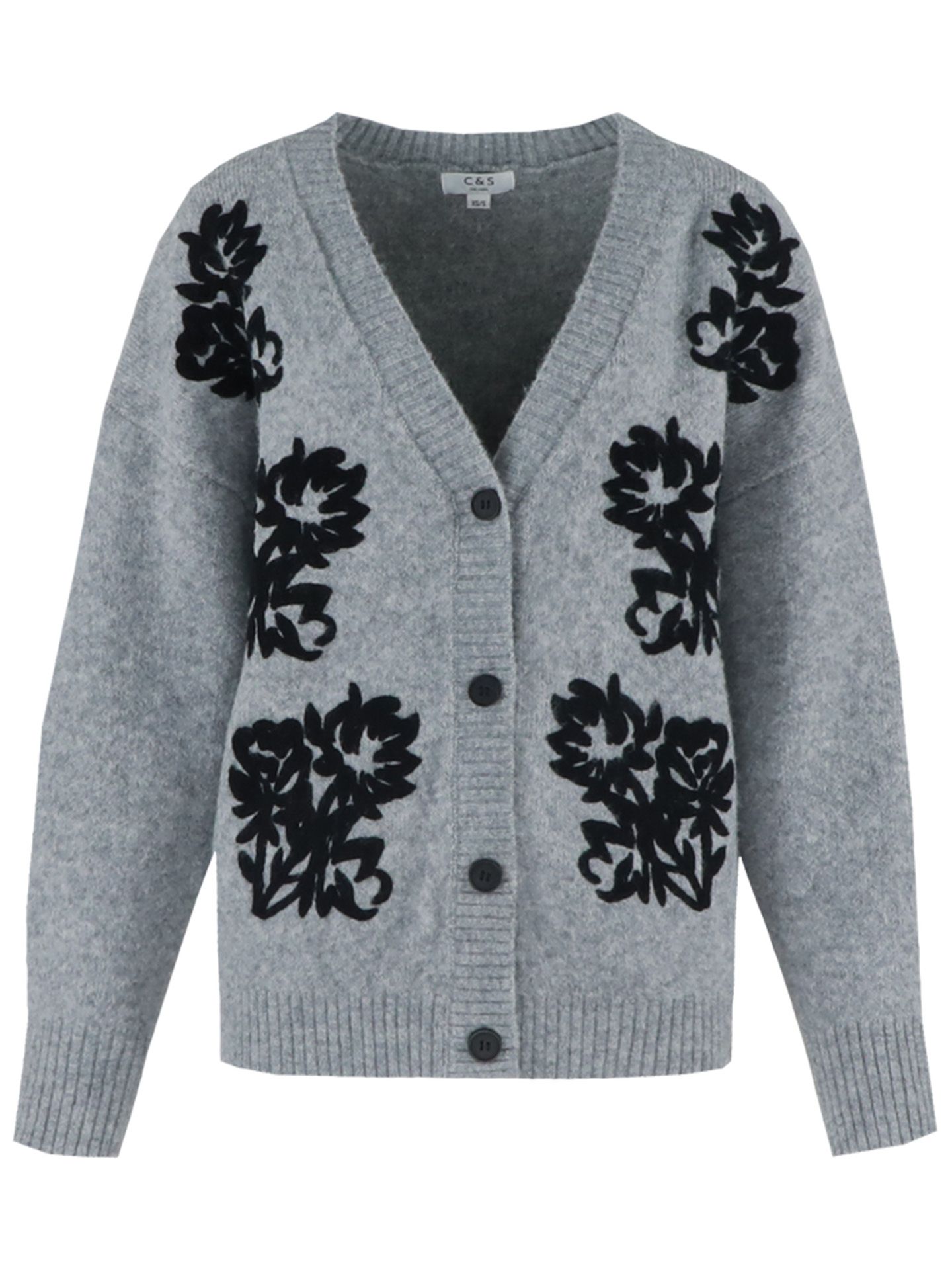 C&S The Label Vest Cato Grijs 2900077854057