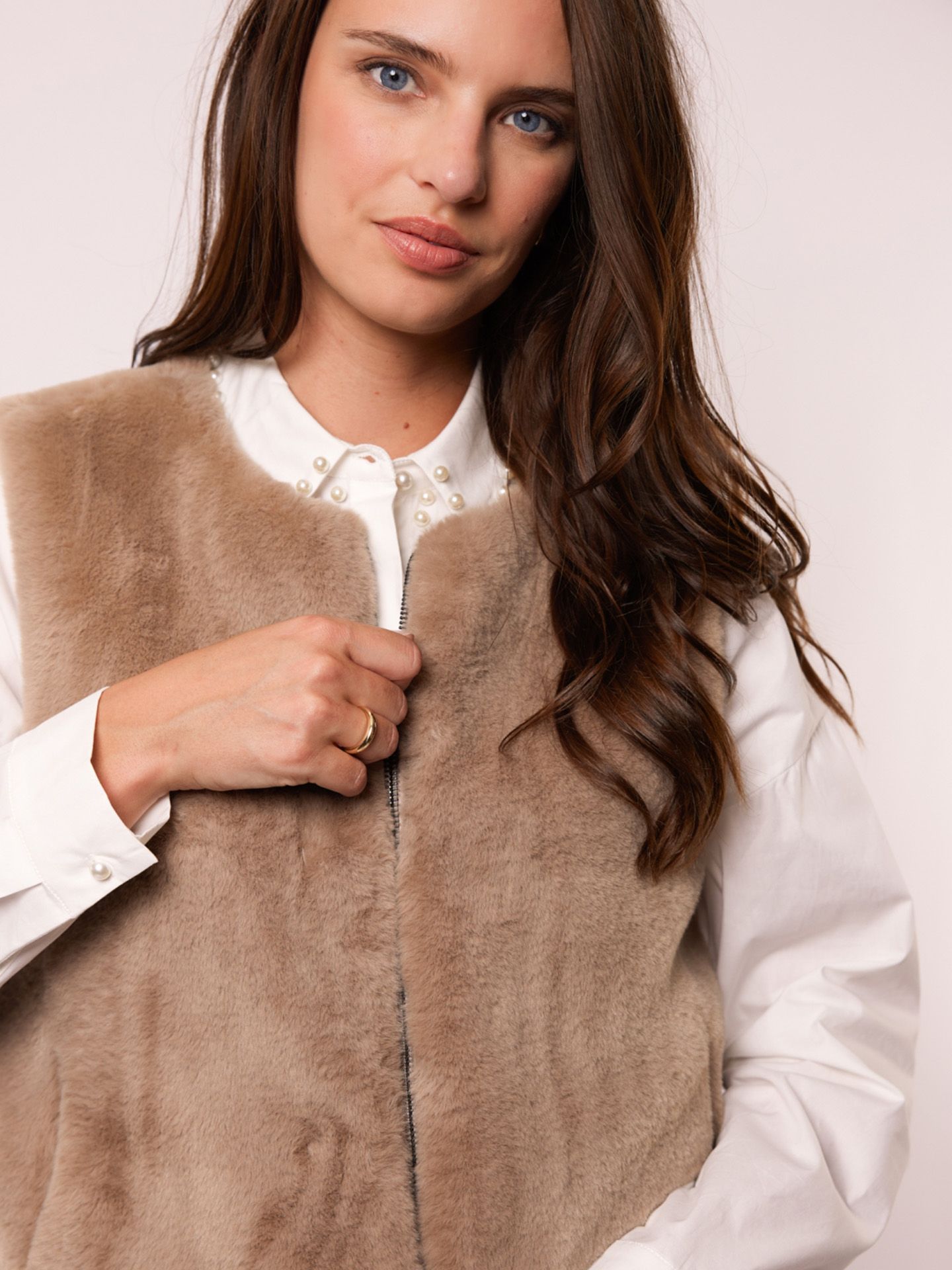 G-Maxx Vest Lalita Taupe 00082130-5500
