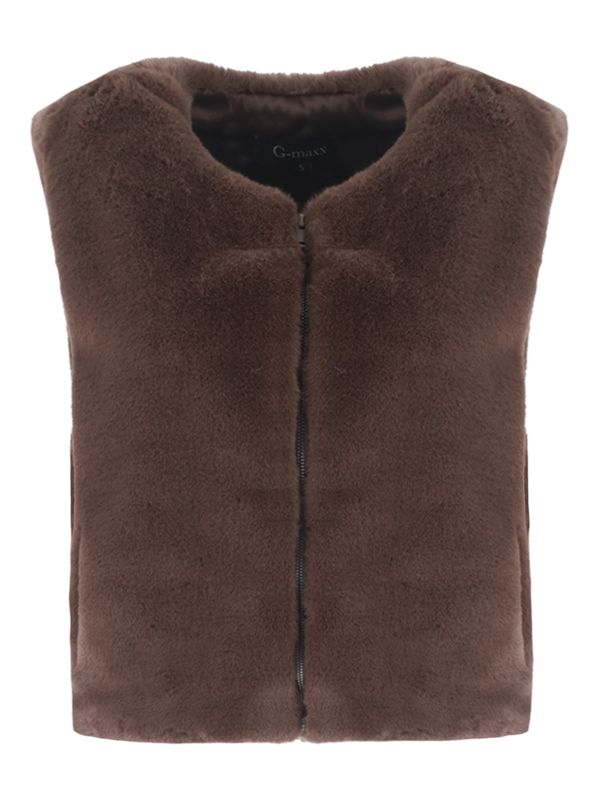 G-Maxx Vest Lalita Bruin 2900077855030