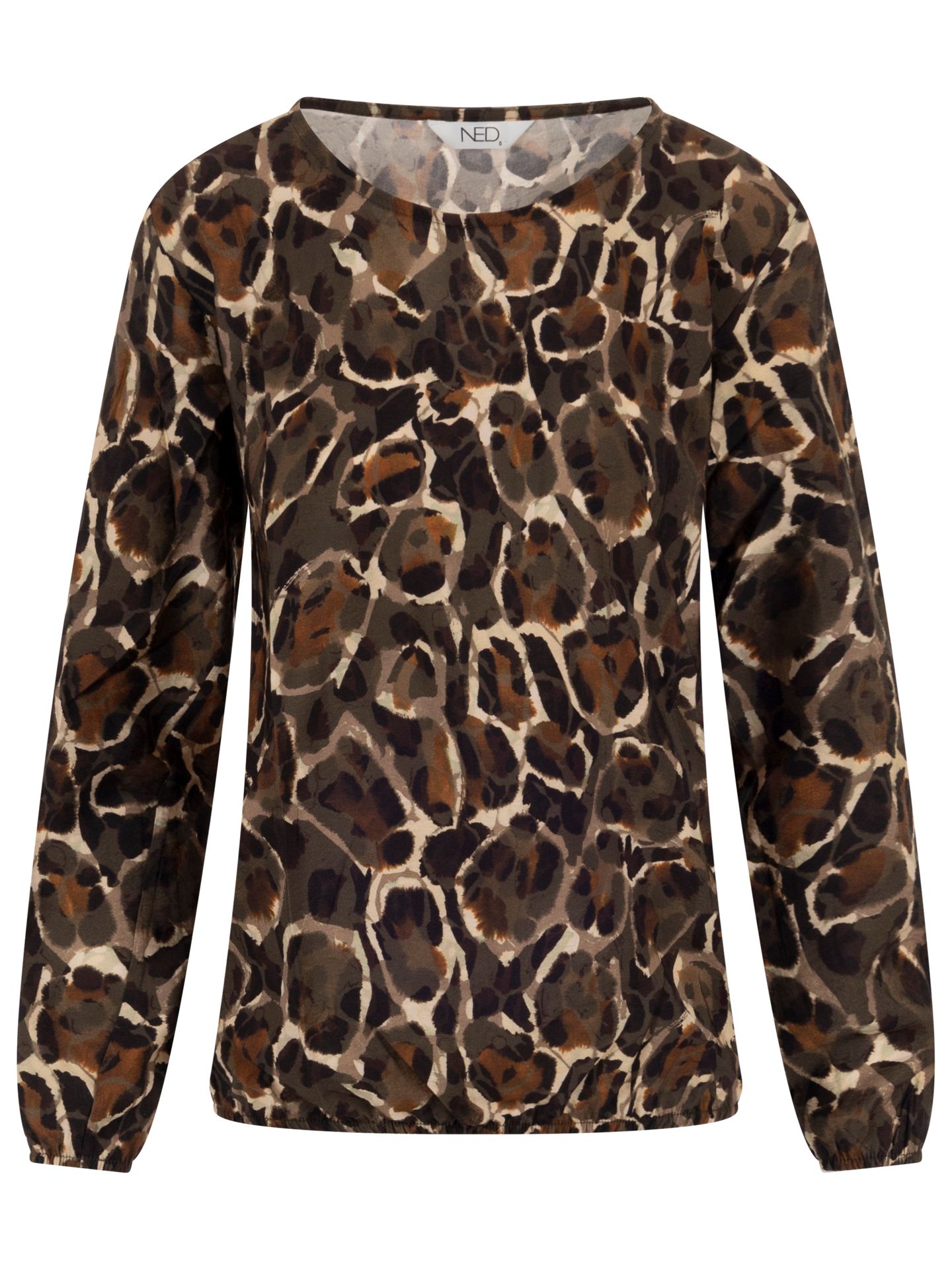 NED Blouse Alesias Taupe 2900077912047