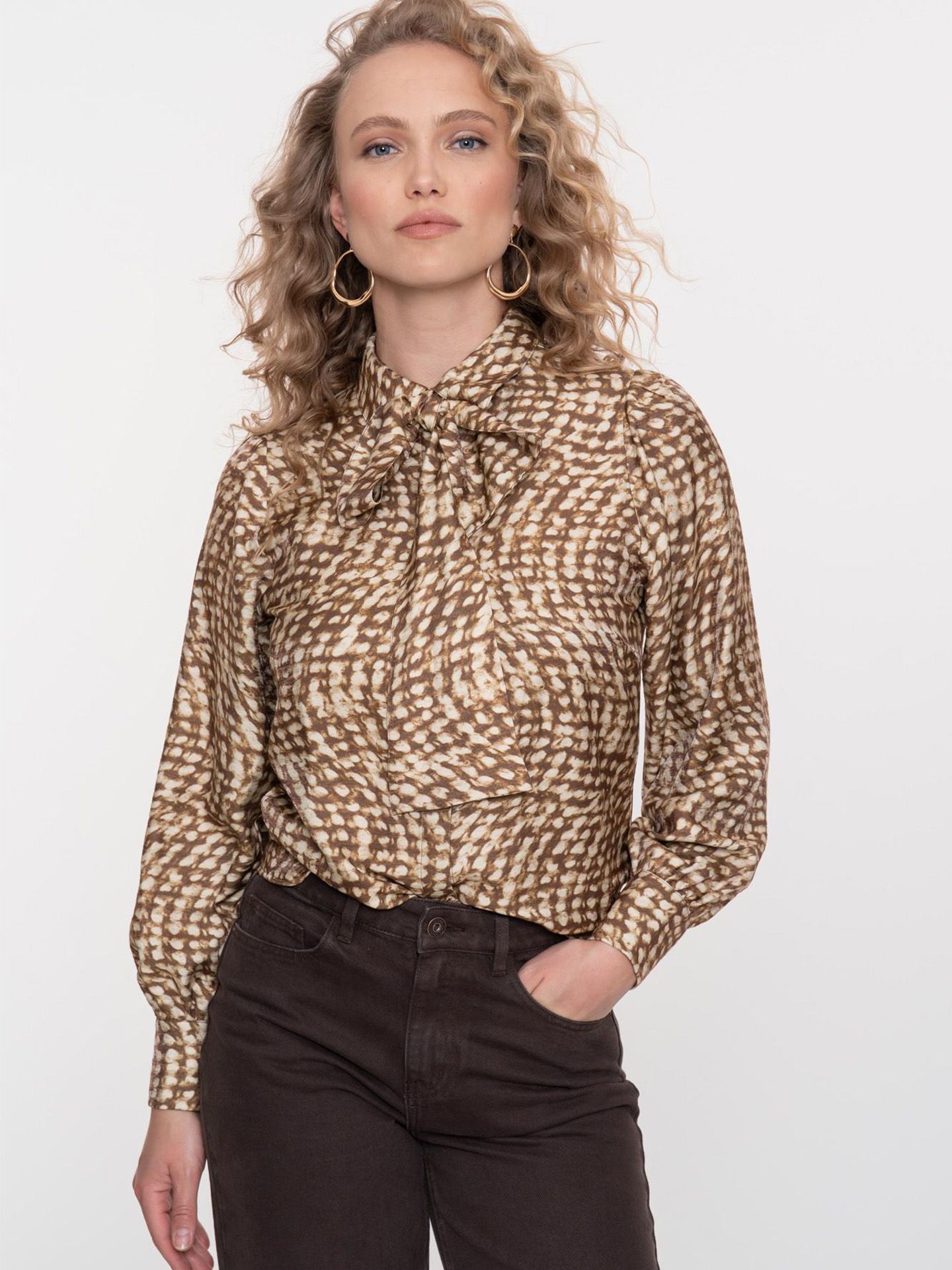 Geisha Blouse Ruby Camel 00082188-5300