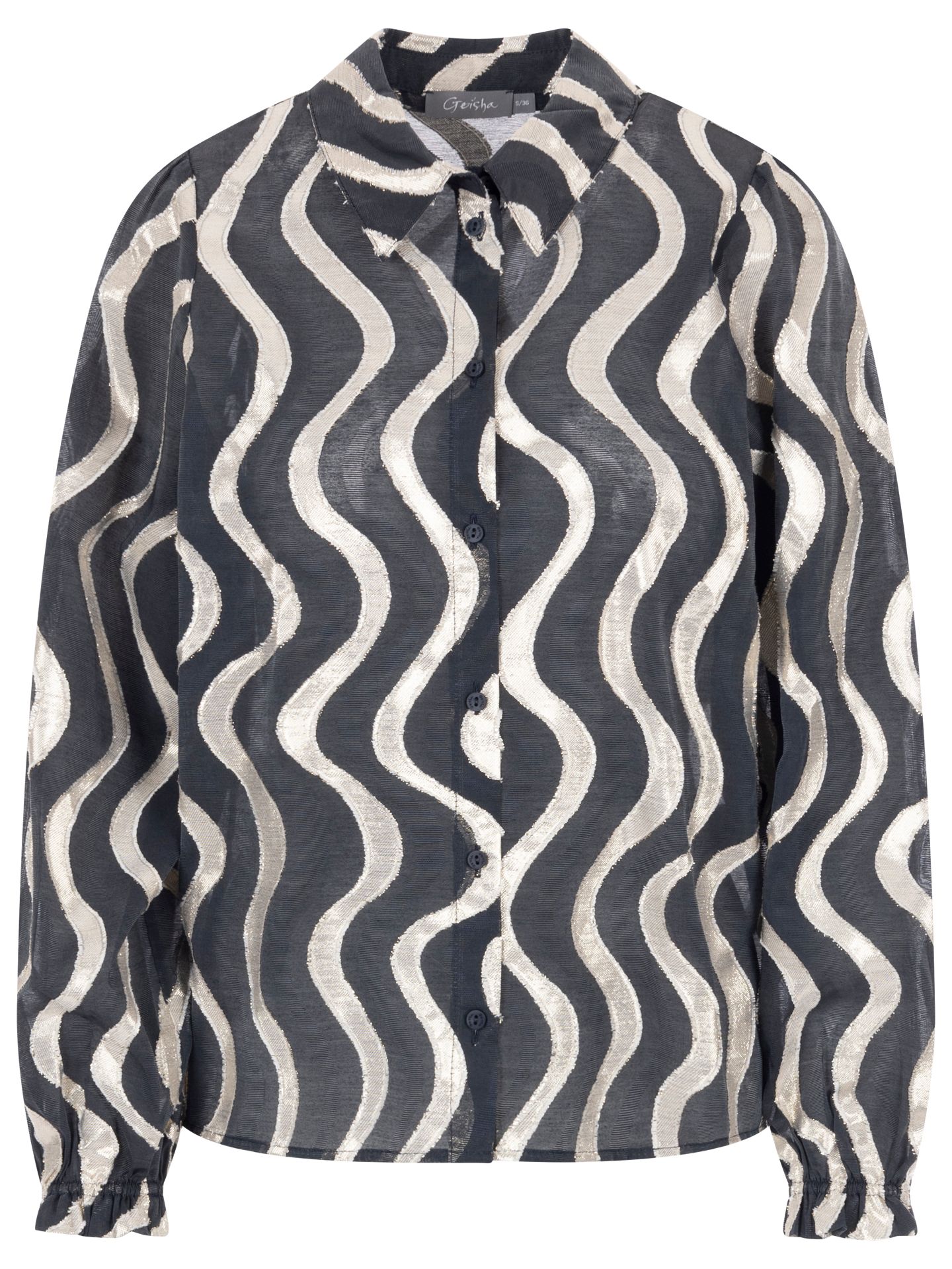Geisha Blouse Jelke Zwart 00082190-7500