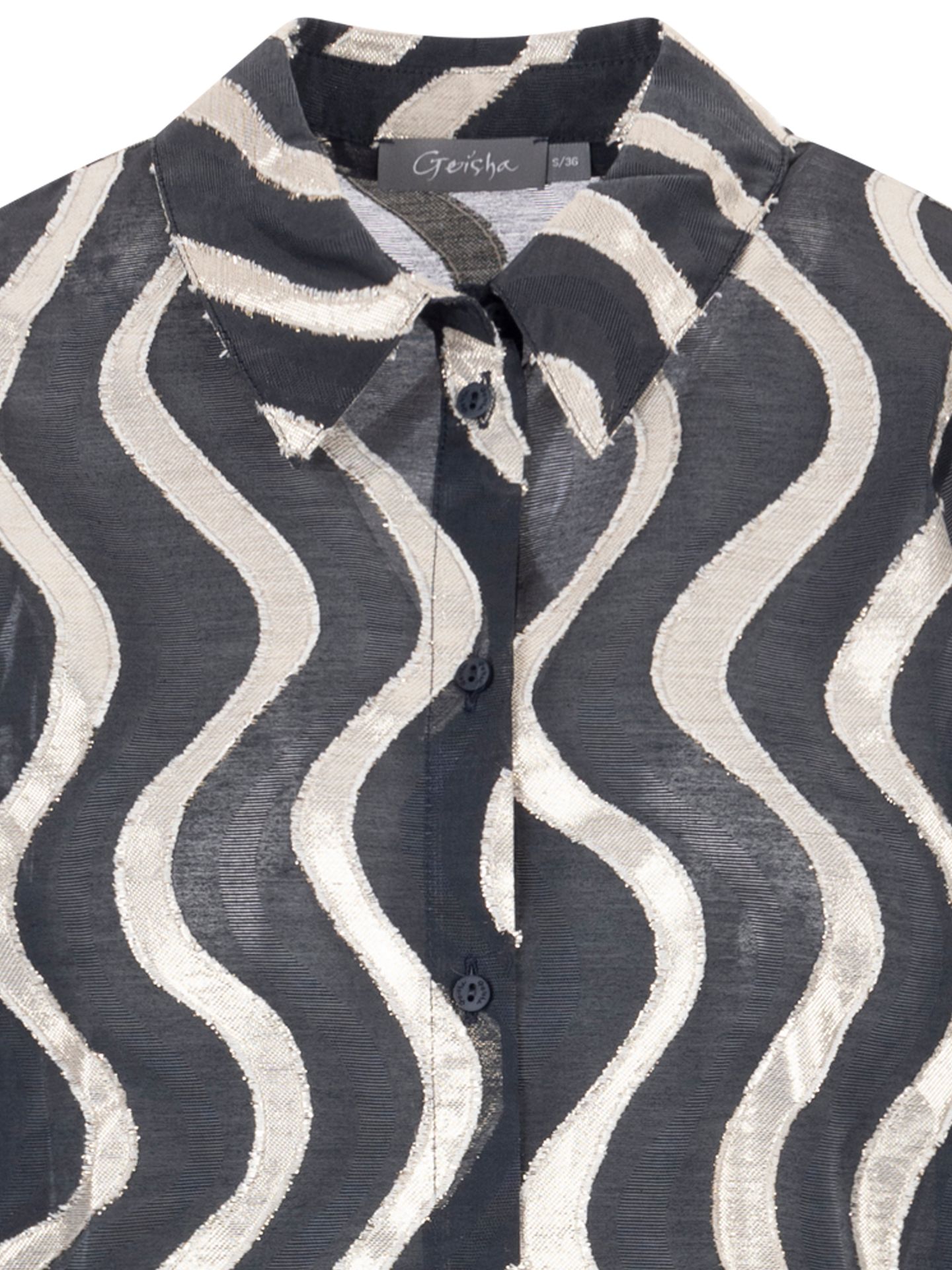 Geisha Blouse Jelke Zwart 00082190-7500