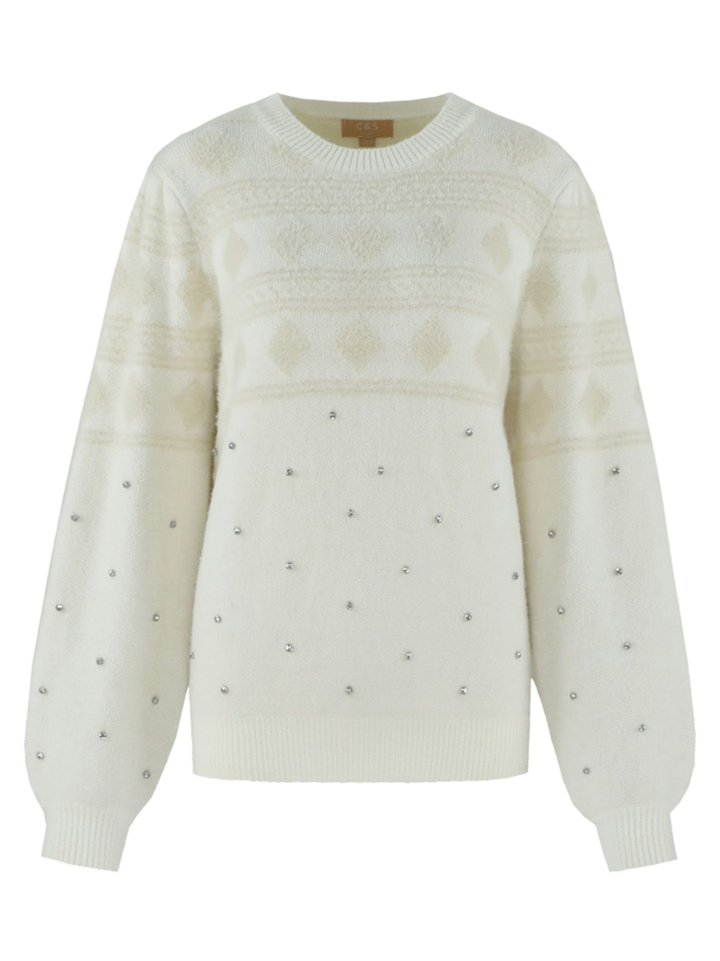 C&S The Label Trui Kylie Off white 00082212-5000 C&S The Label Trui Kylie Off white 00082212-5000