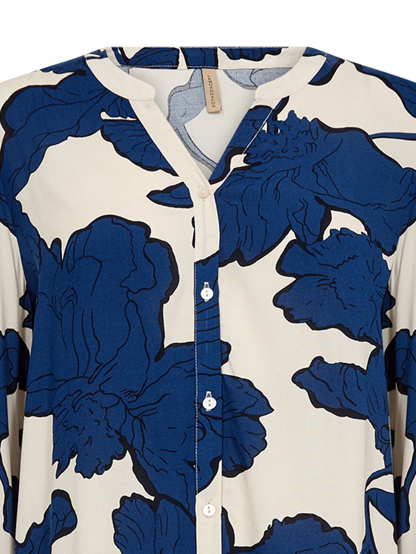 Soyaconcept Blouse Vigdis Blauw 00082213-1300