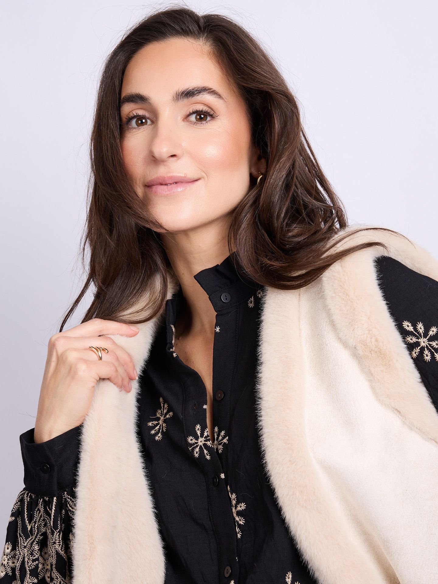 C&S The Label Gilet Galina Beige 00082214-5200