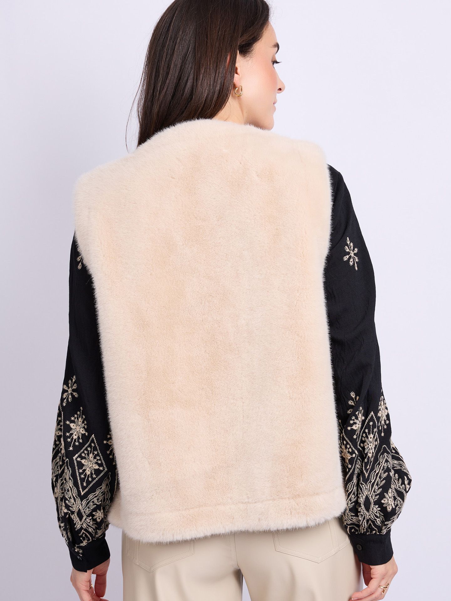 C&S The Label Gilet Galina Beige 00082214-5200