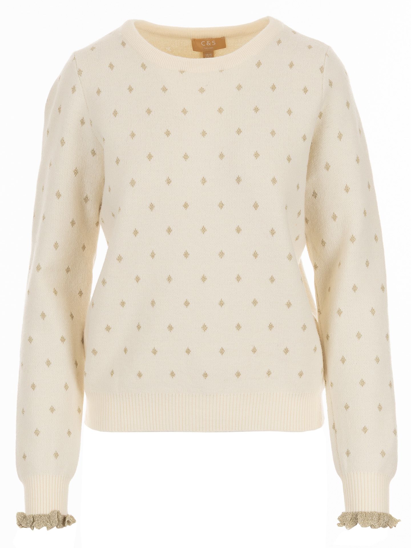 C&S The Label Trui Jasmine Off white 00082216-5000 C&S The Label Trui Jasmine Off white 00082216-5000