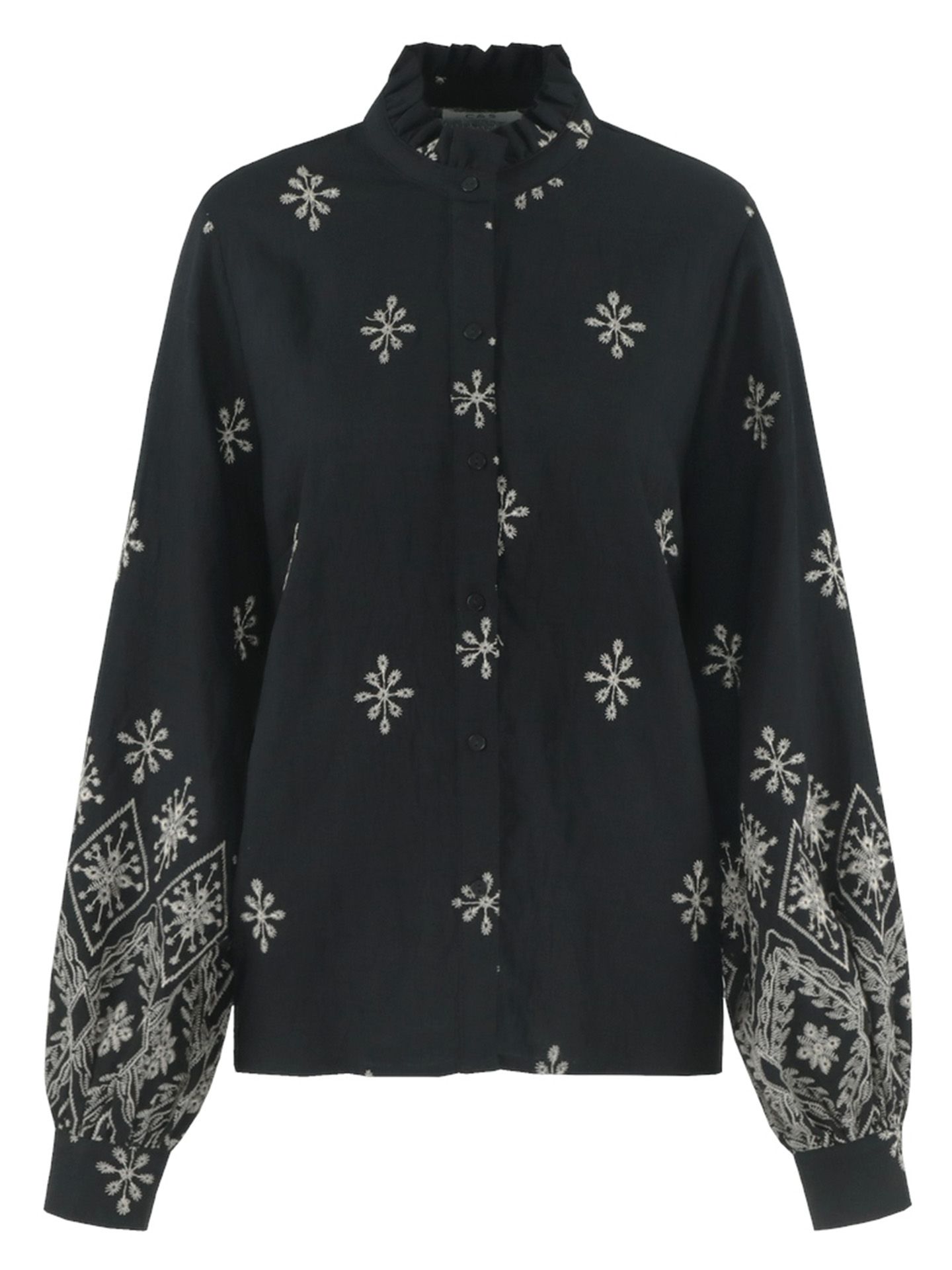 C&S The Label Blouse Lynnette Zwart 00082218-7500 C&S The Label Blouse Lynnette Zwart 00082218-7500