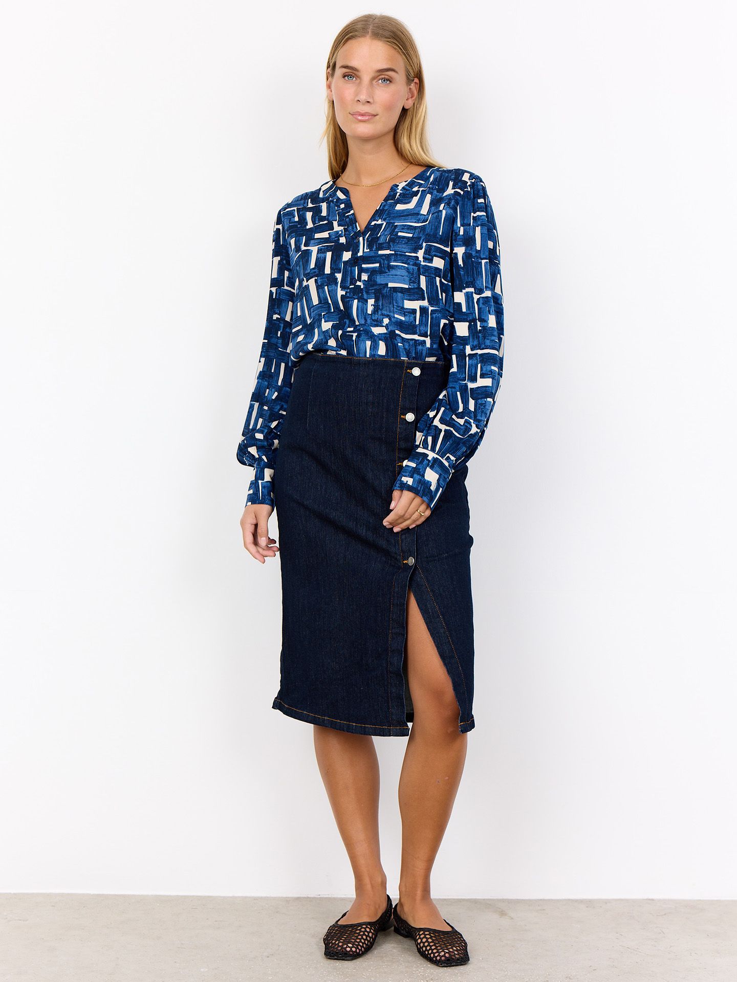 Soyaconcept Blouse Vebina Blauw 00082235-1300