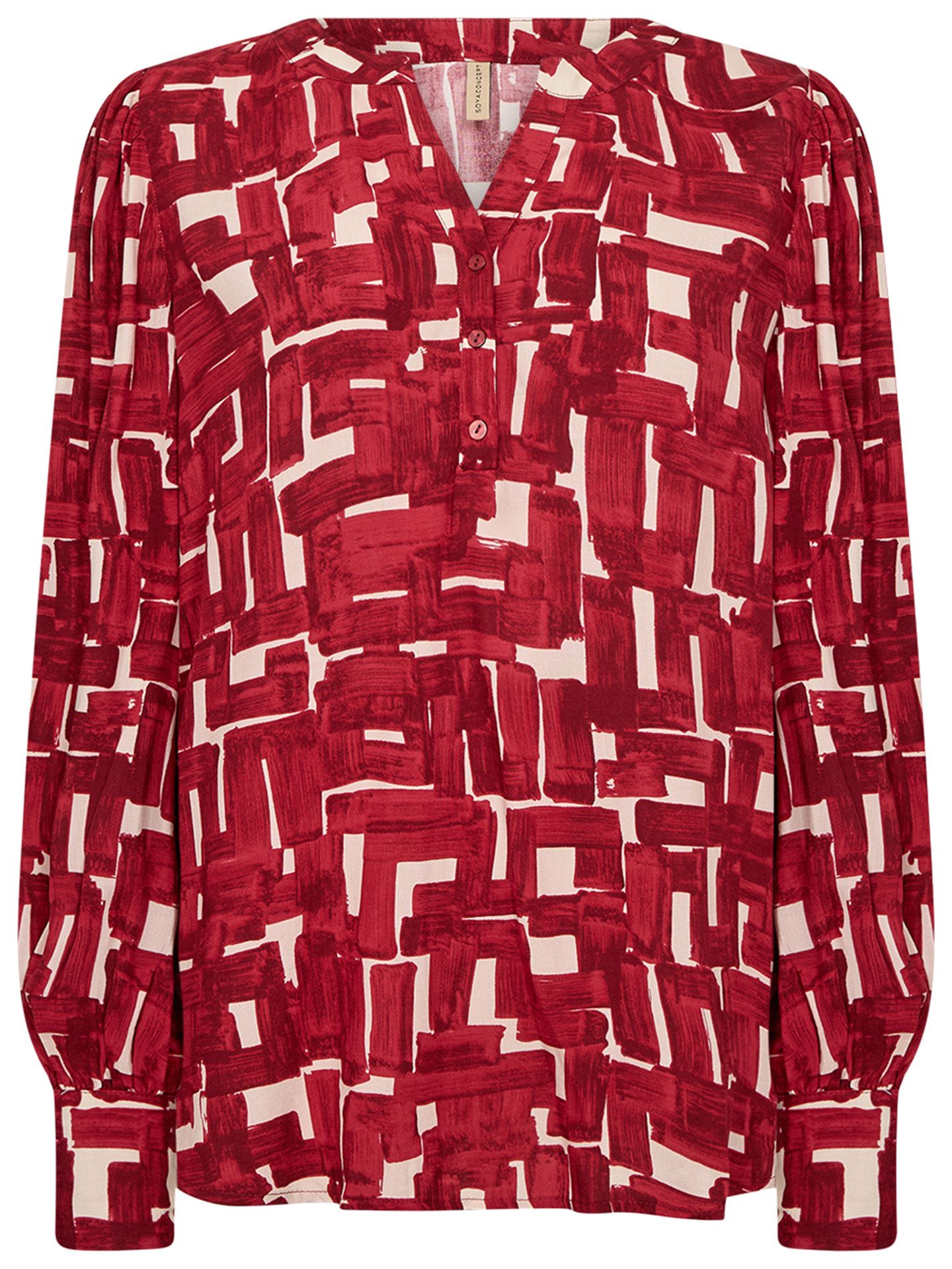 Soyaconcept Blouse Vebina Rood 00082235-4800