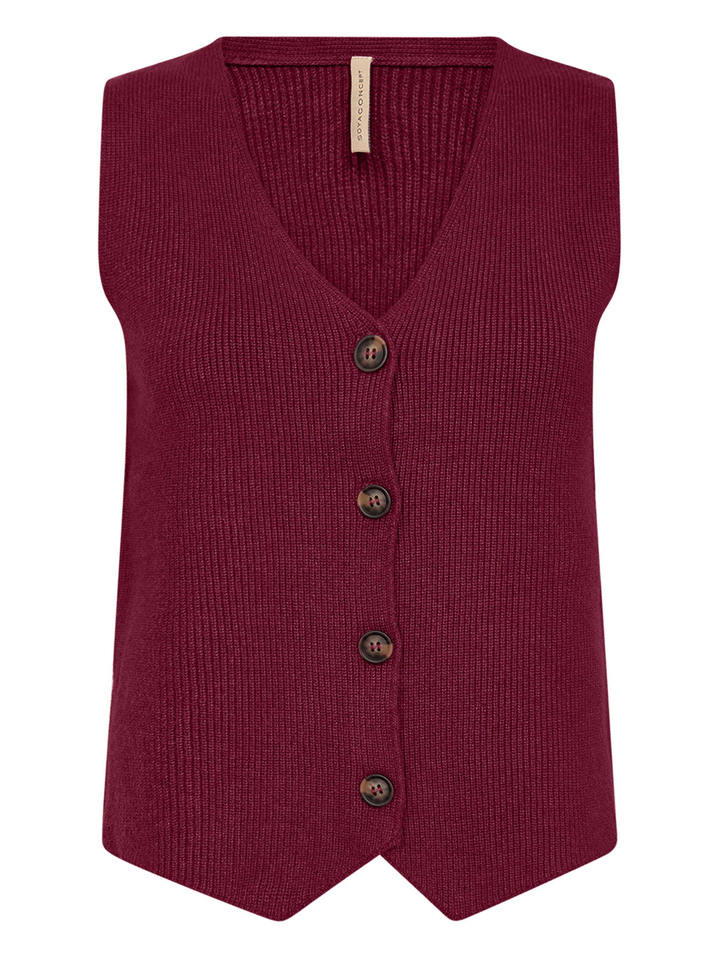Soyaconcept Gilet Kanita  Rood 00082237-3600