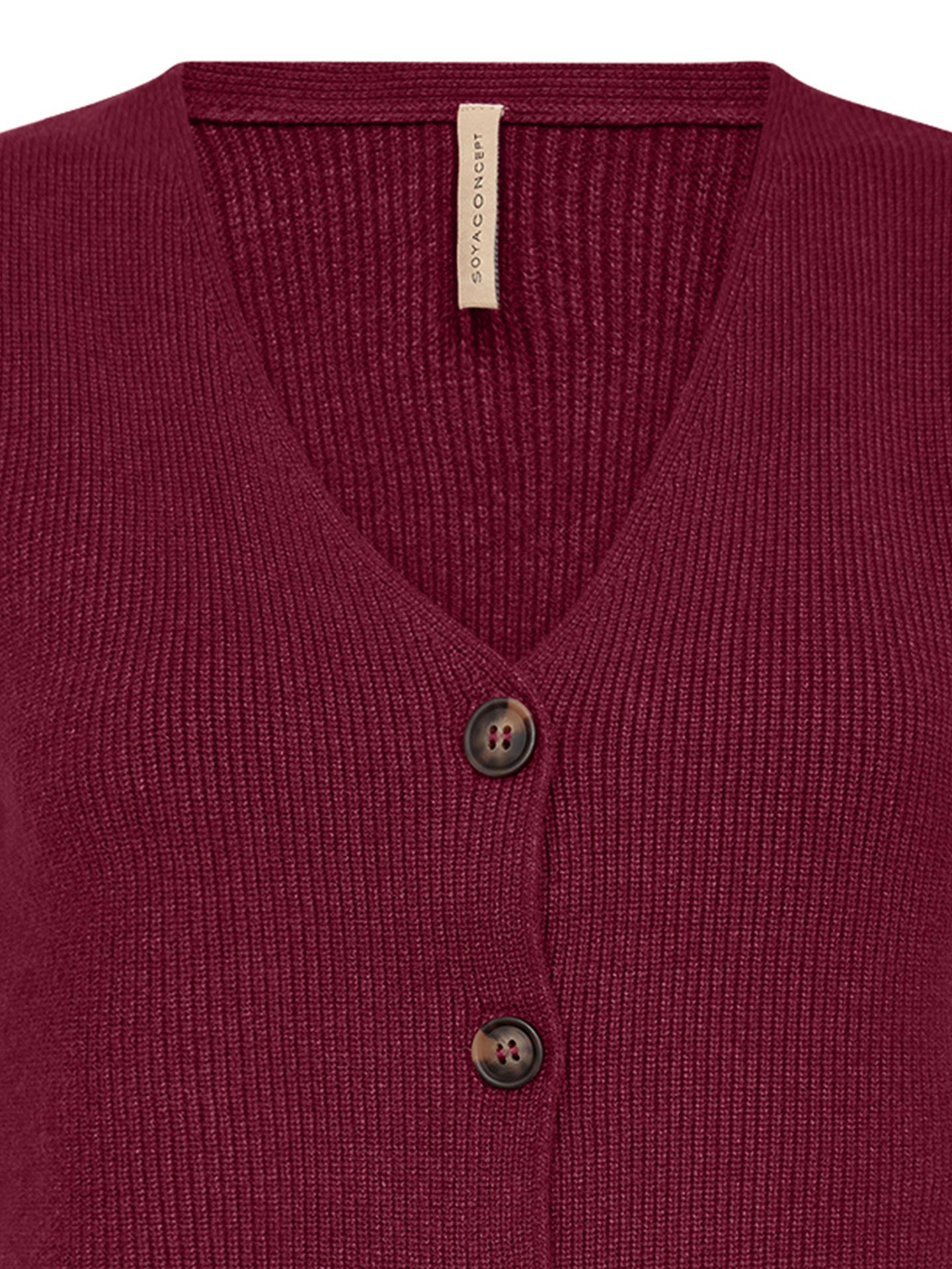 Soyaconcept Gilet Kanita  Rood 00082237-3600