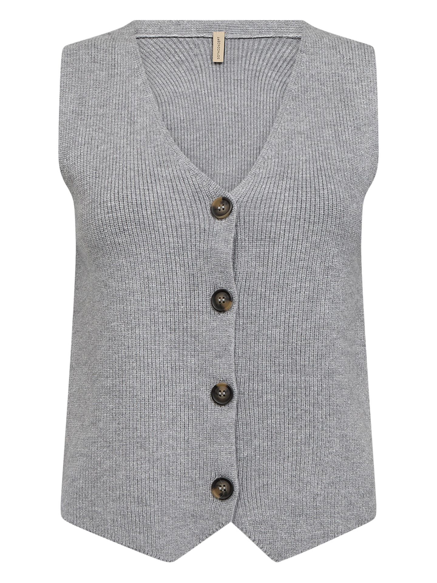 Soyaconcept Gilet Kanita  Grijs 00082237-7300