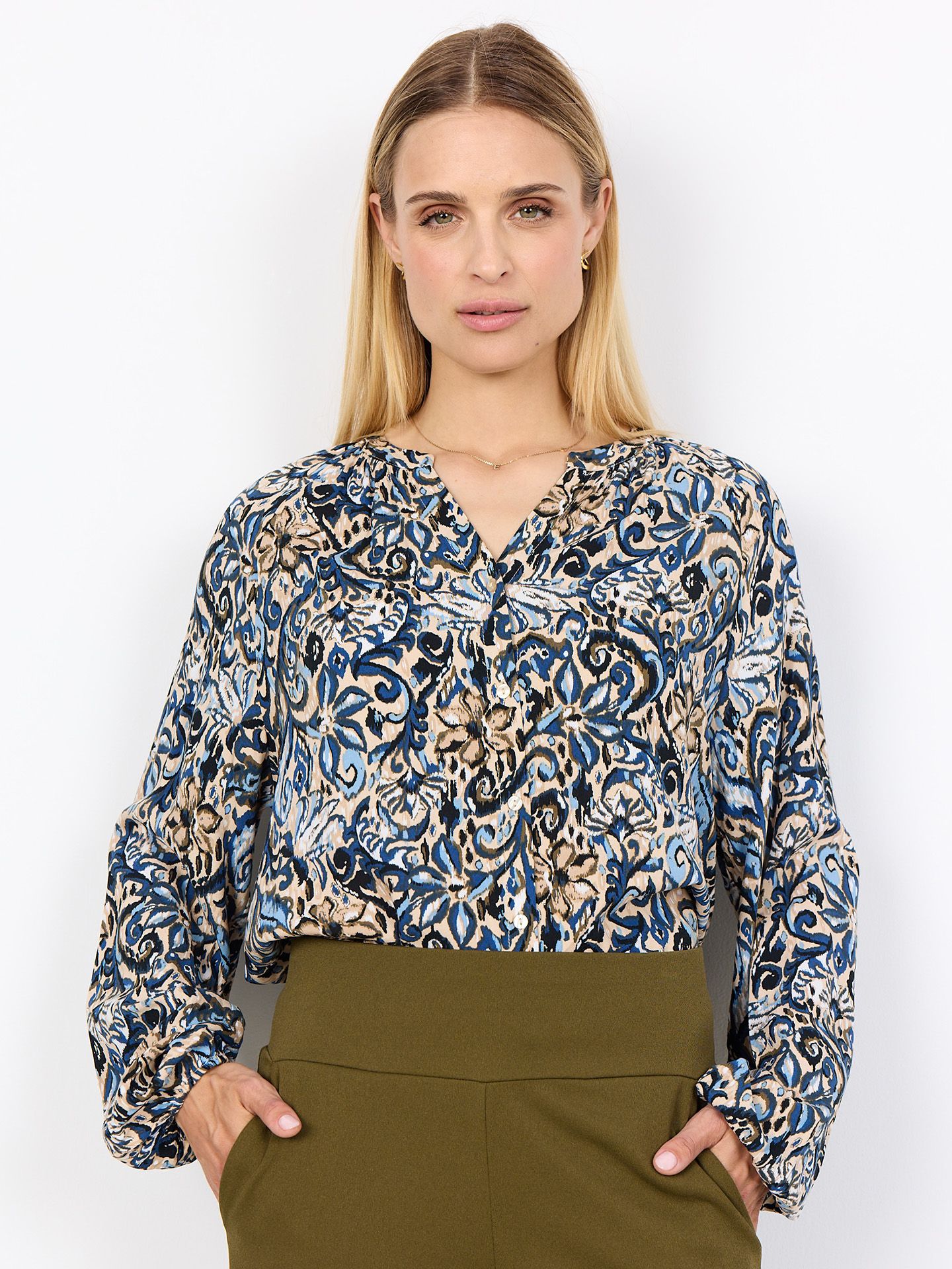 Soyaconcept Blouse Vava Blauw 00082238-1300