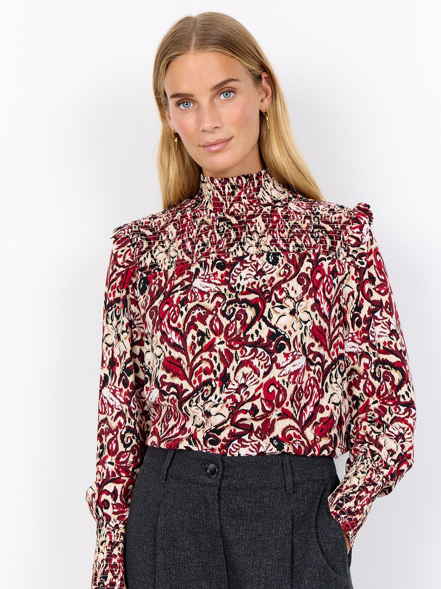 Soyaconcept Blouse Naima Rood 00082239-3600