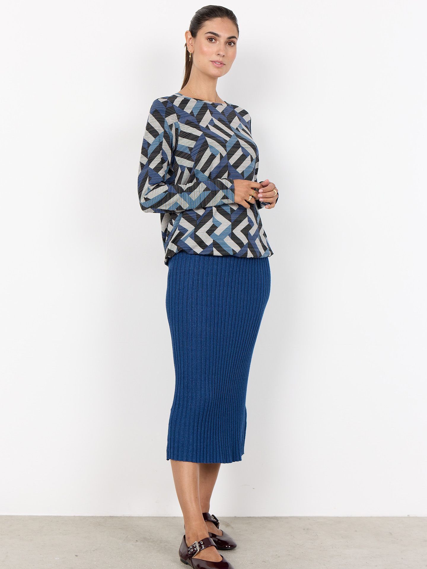 Soyaconcept Shirt Galina Blauw 00082245-1300