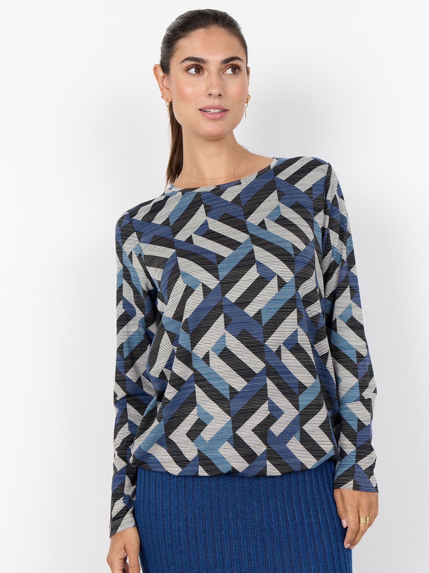 Soyaconcept Shirt Galina Blauw 00082245-1300