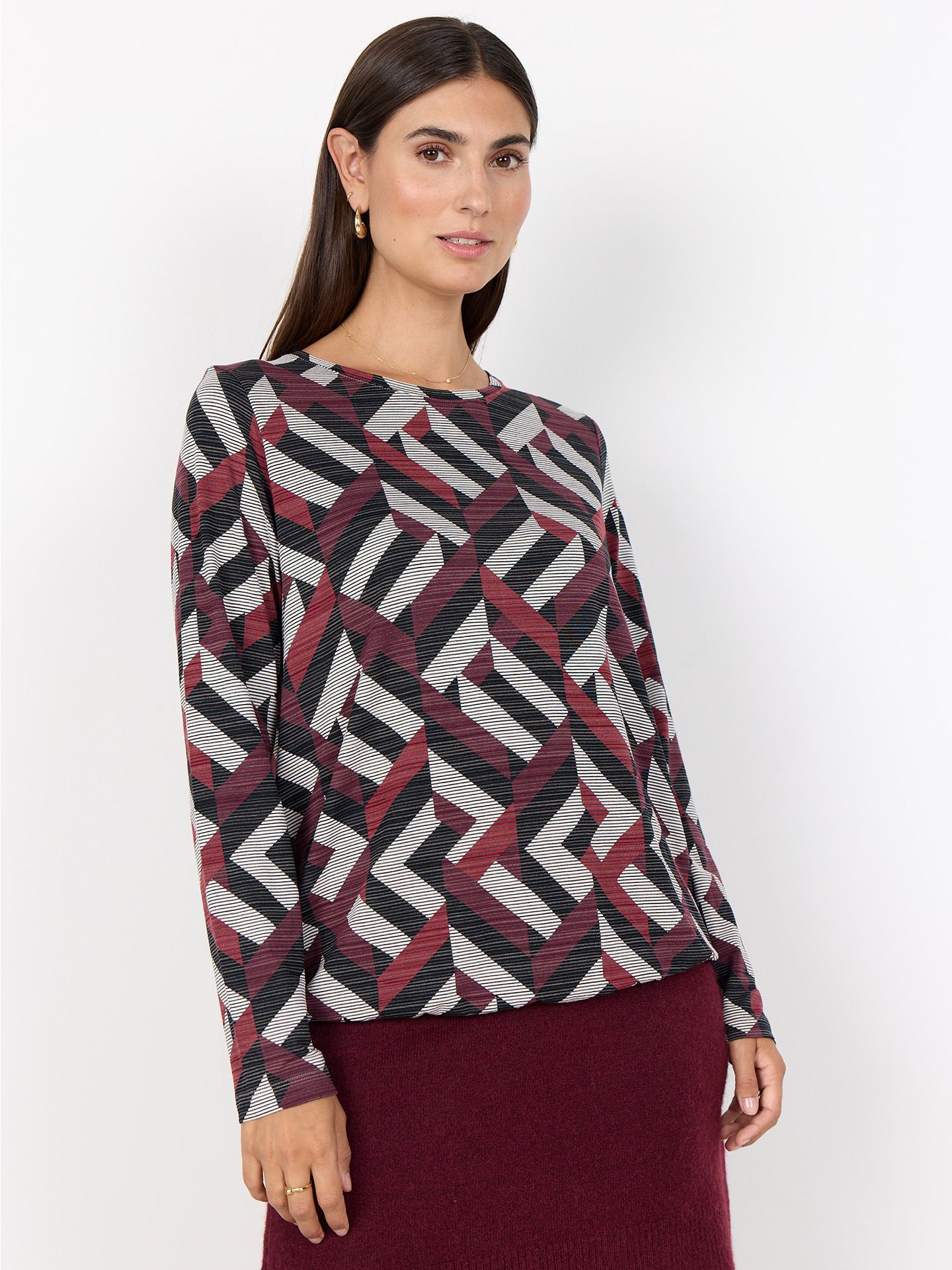 Soyaconcept Shirt Galina Rood 00082245-3600