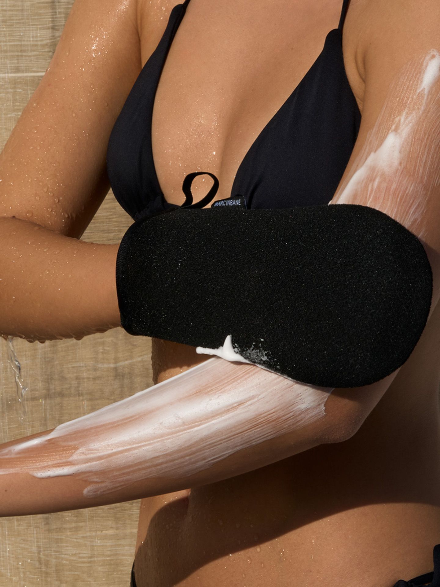 Marc Inbane Exfoliating Mitt Zwart 00082298-7500