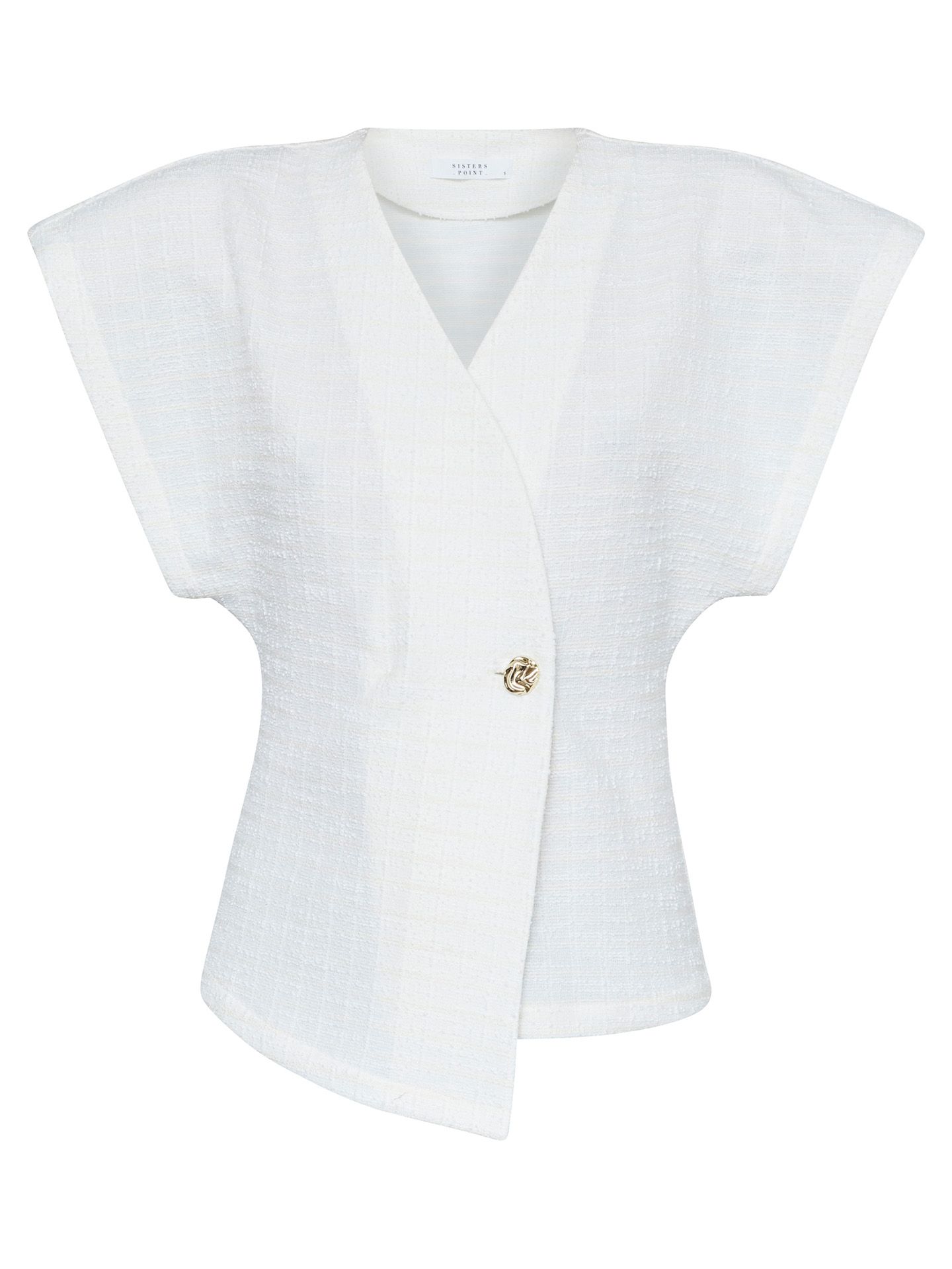 Sisters Point Gilet Evela Off white 00082316-5050