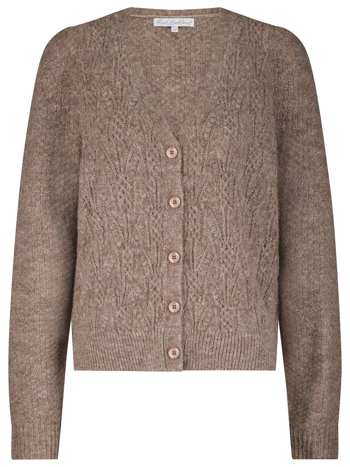 Red Button Vest Karin Taupe 00082357-5520