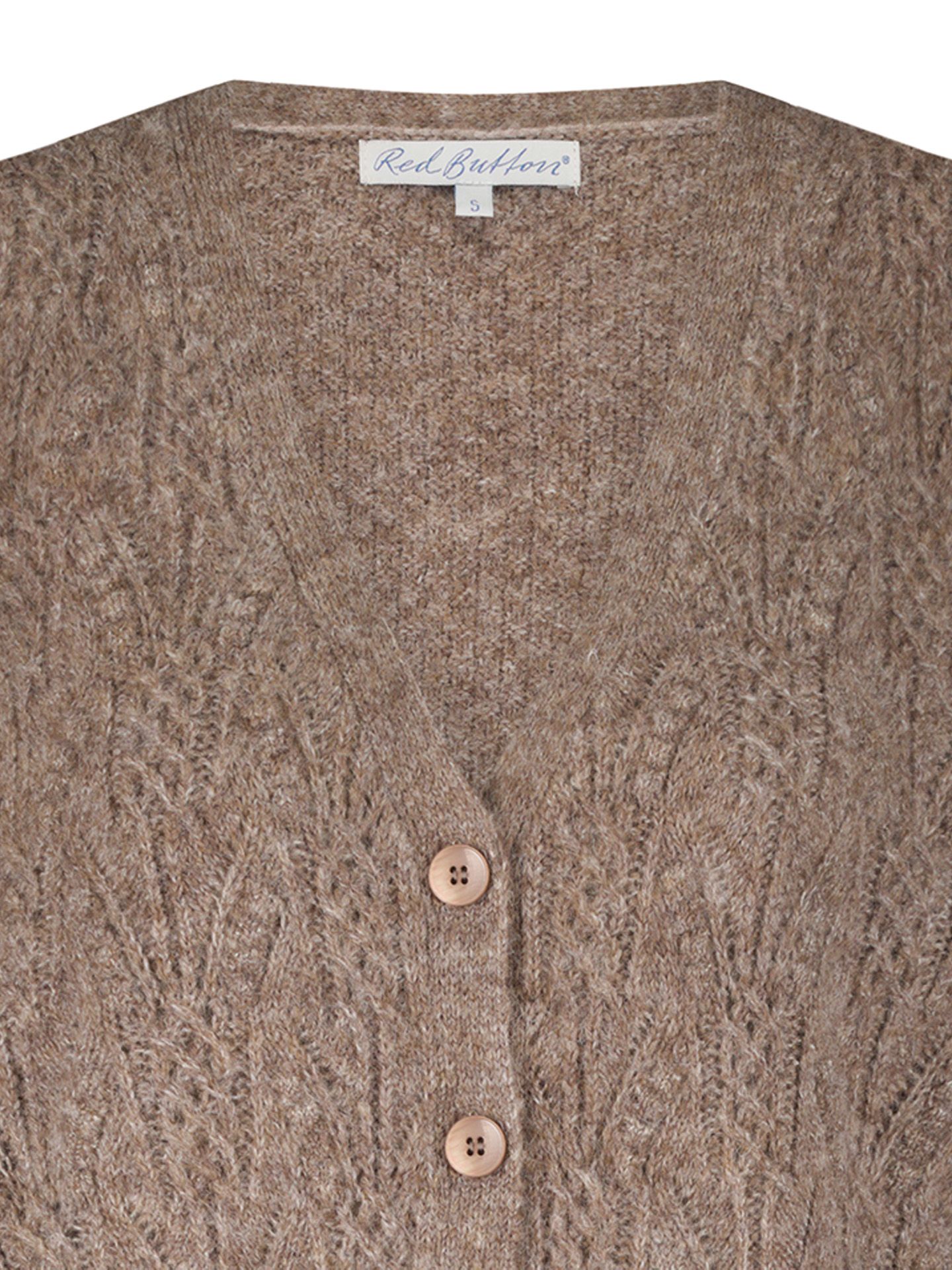 Red Button Vest Karin Taupe 00082357-5520