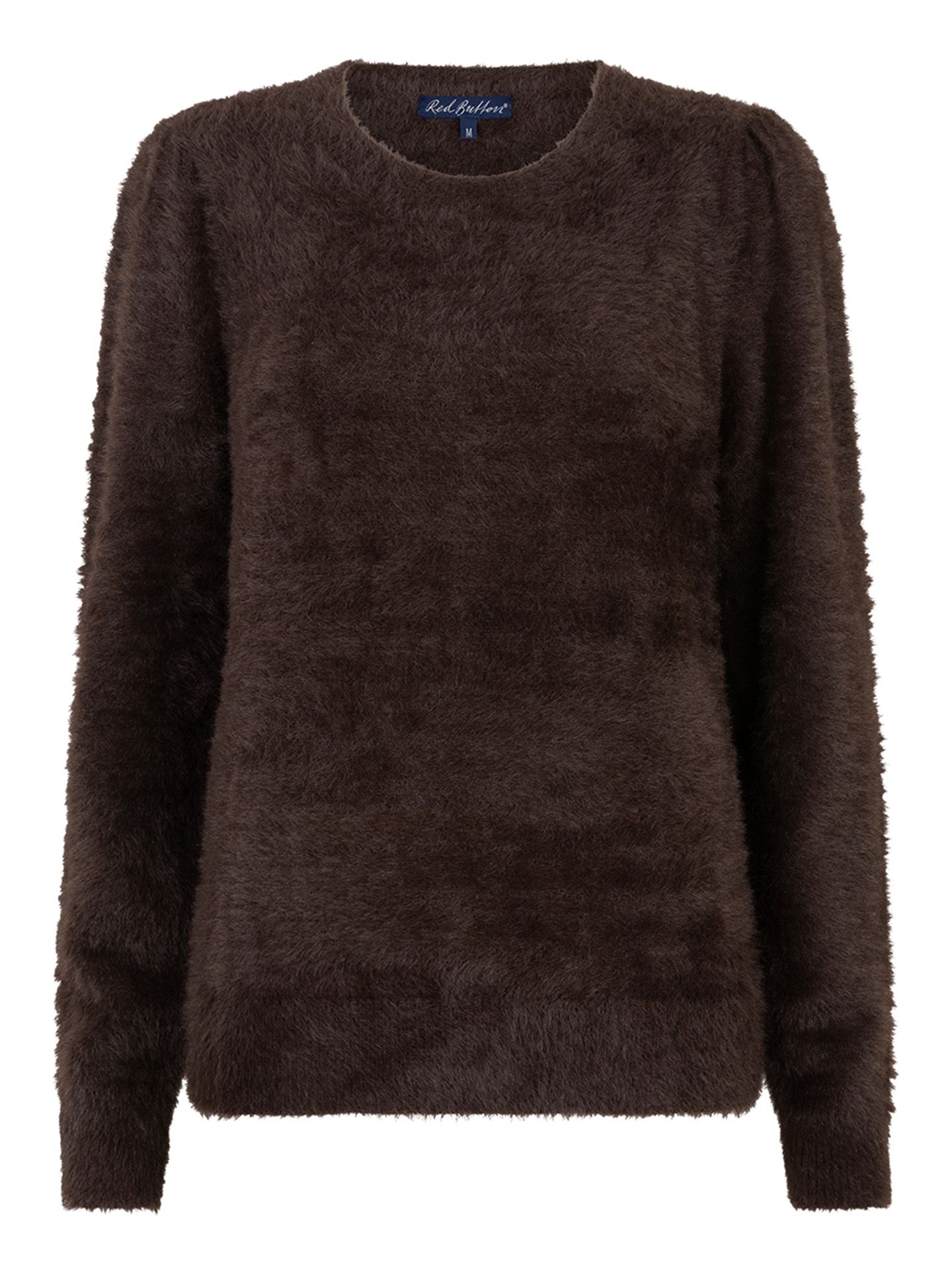 Red Button Trui Fuzzy Bruin 00082358-5800