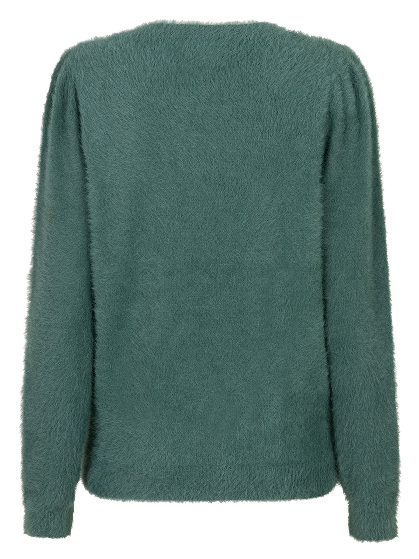 Red Button Trui Fuzzy Groen 00082358-6500