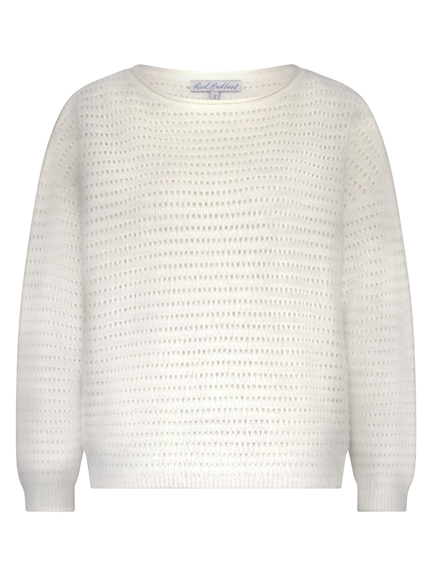 Red Button Trui Flffy Off white 00082362-5000