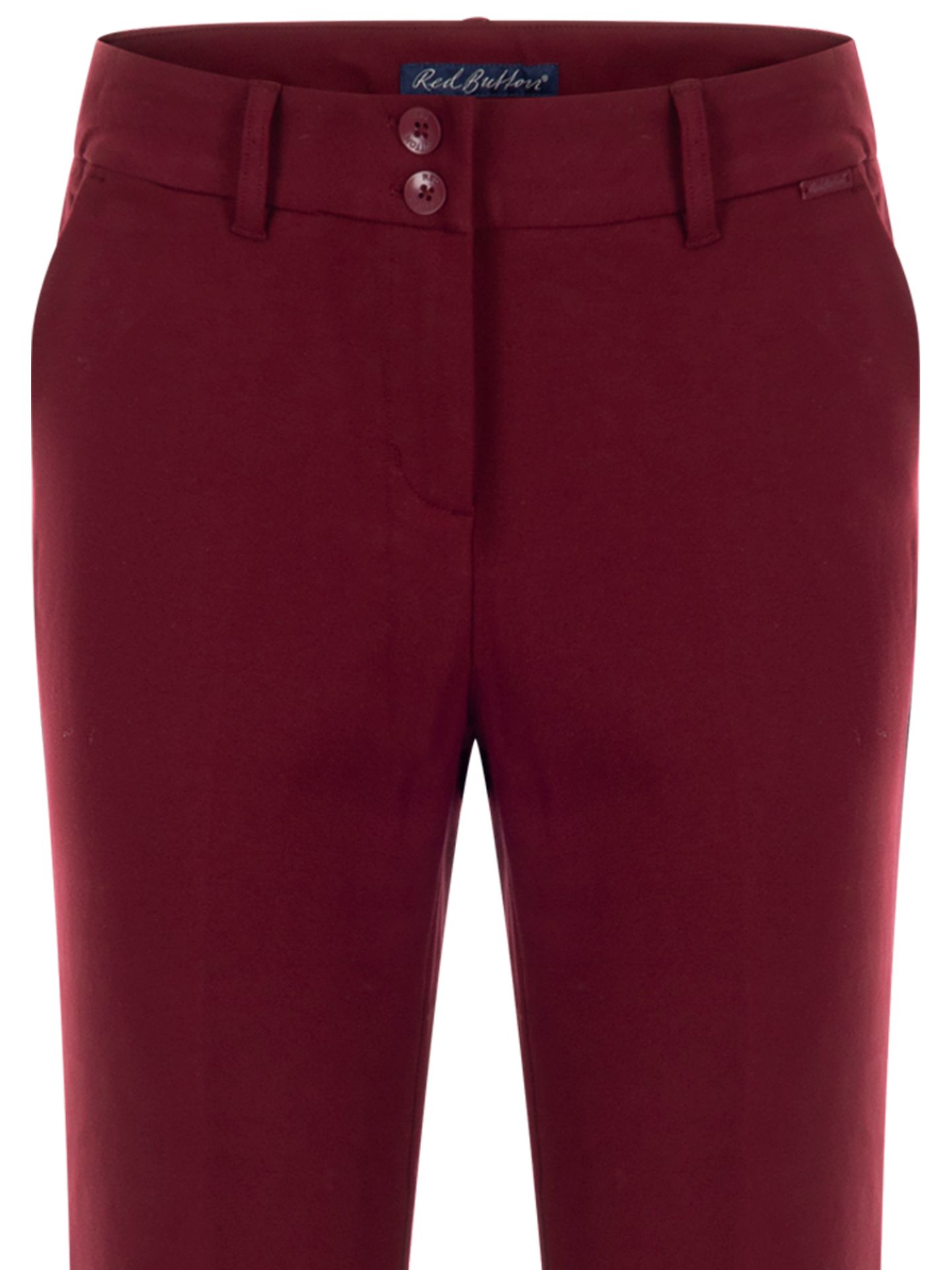 Red Button Straight Broek Bibette Rood 00082368-3600