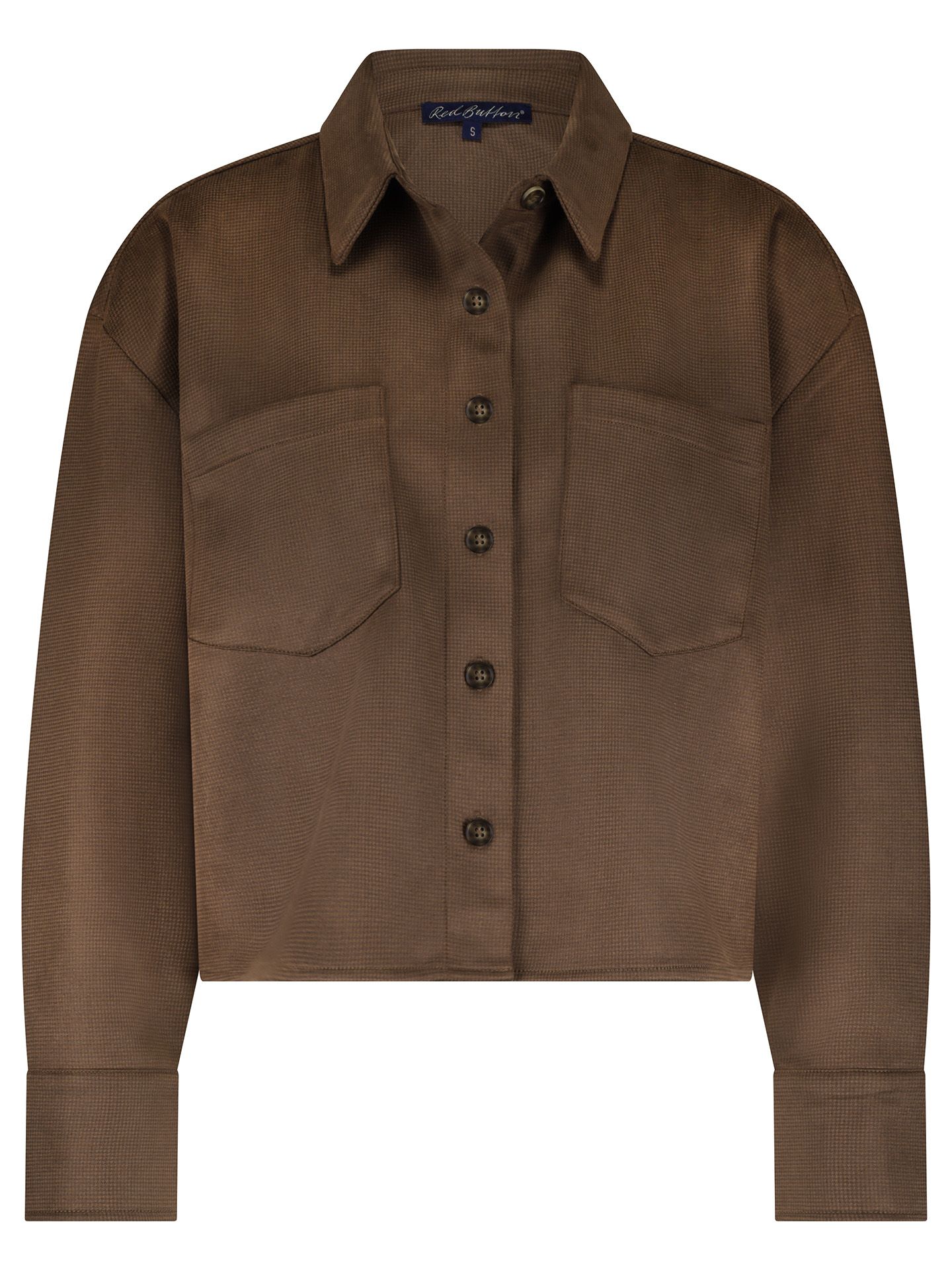 Red Button Blousejacket Taupe 00082370-5520