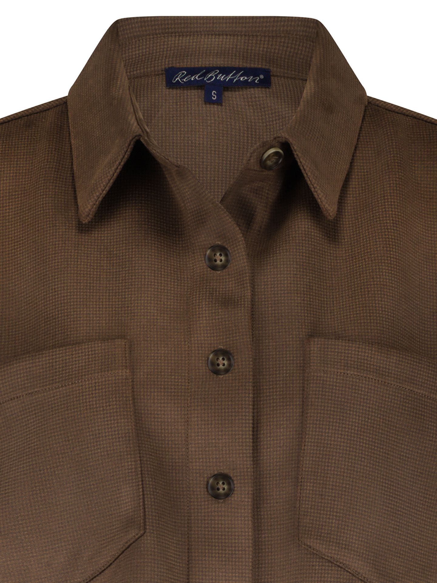 Red Button Blousejacket Taupe 00082370-5520