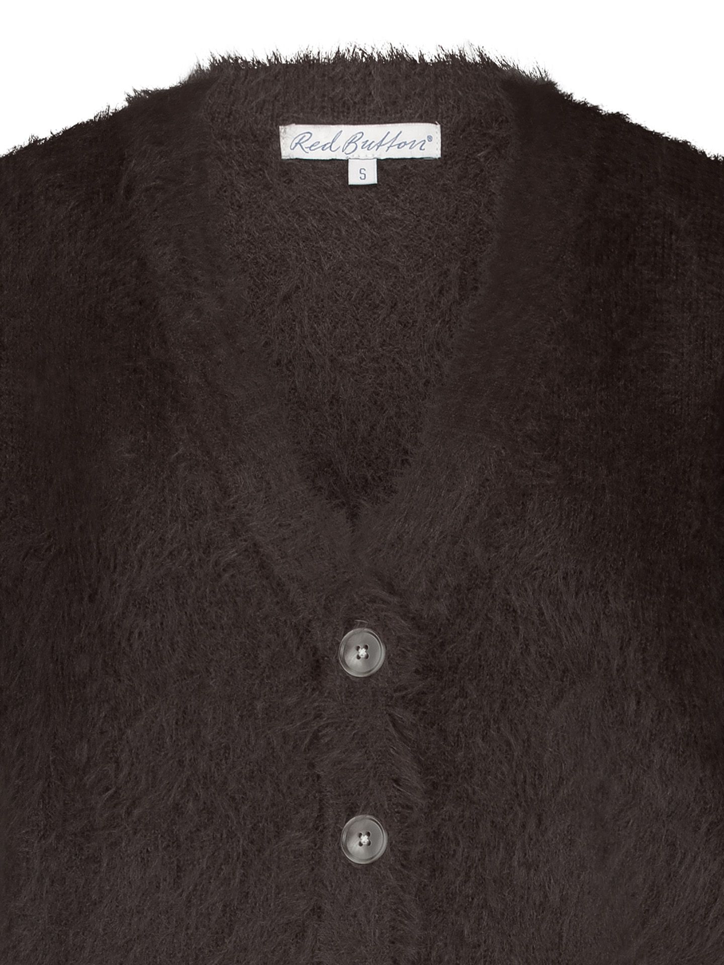 Red Button Vest Fuzzy Bruin 00082372-5800