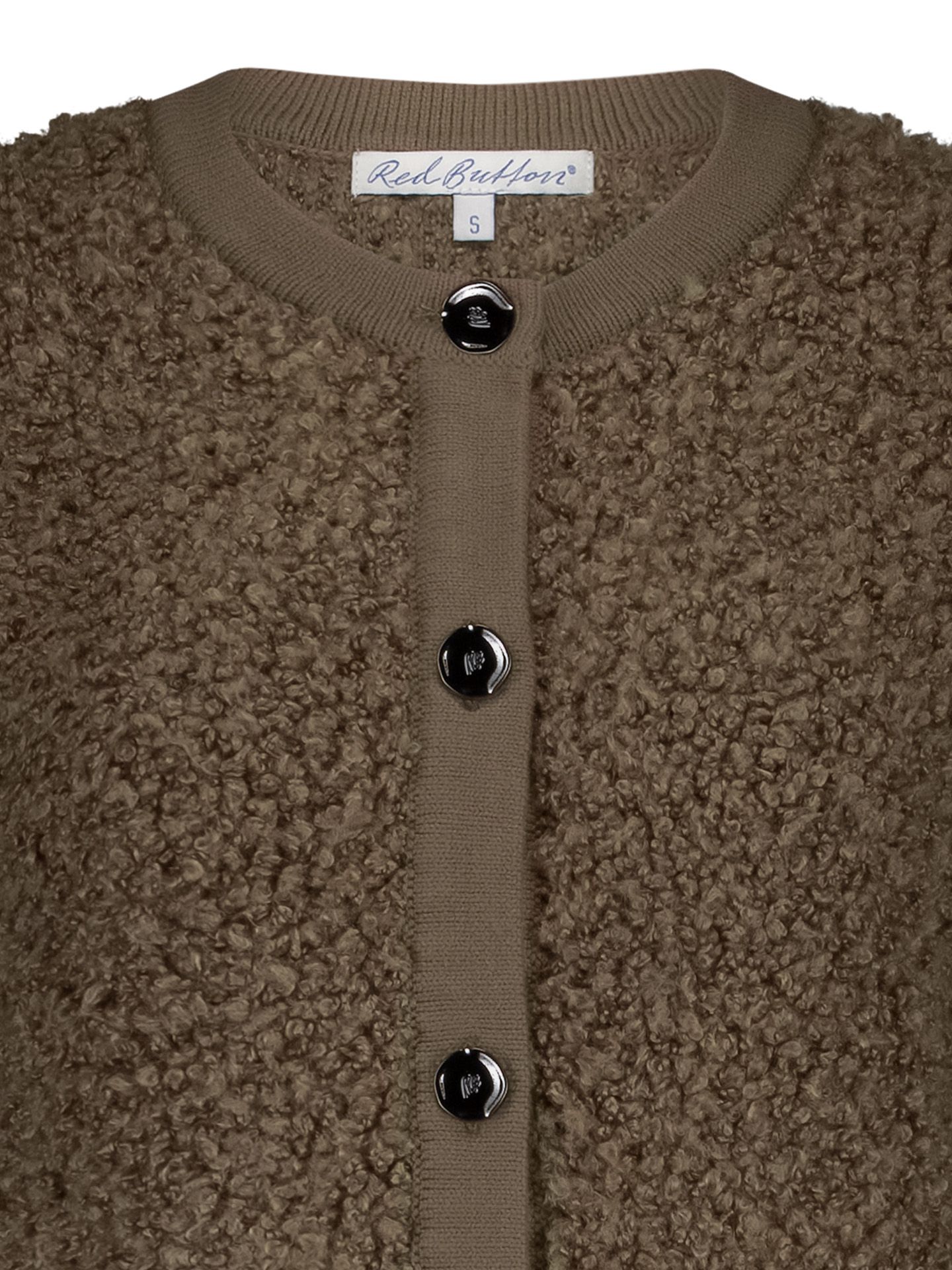 Red Button Vest Laila Taupe 00082377-5520