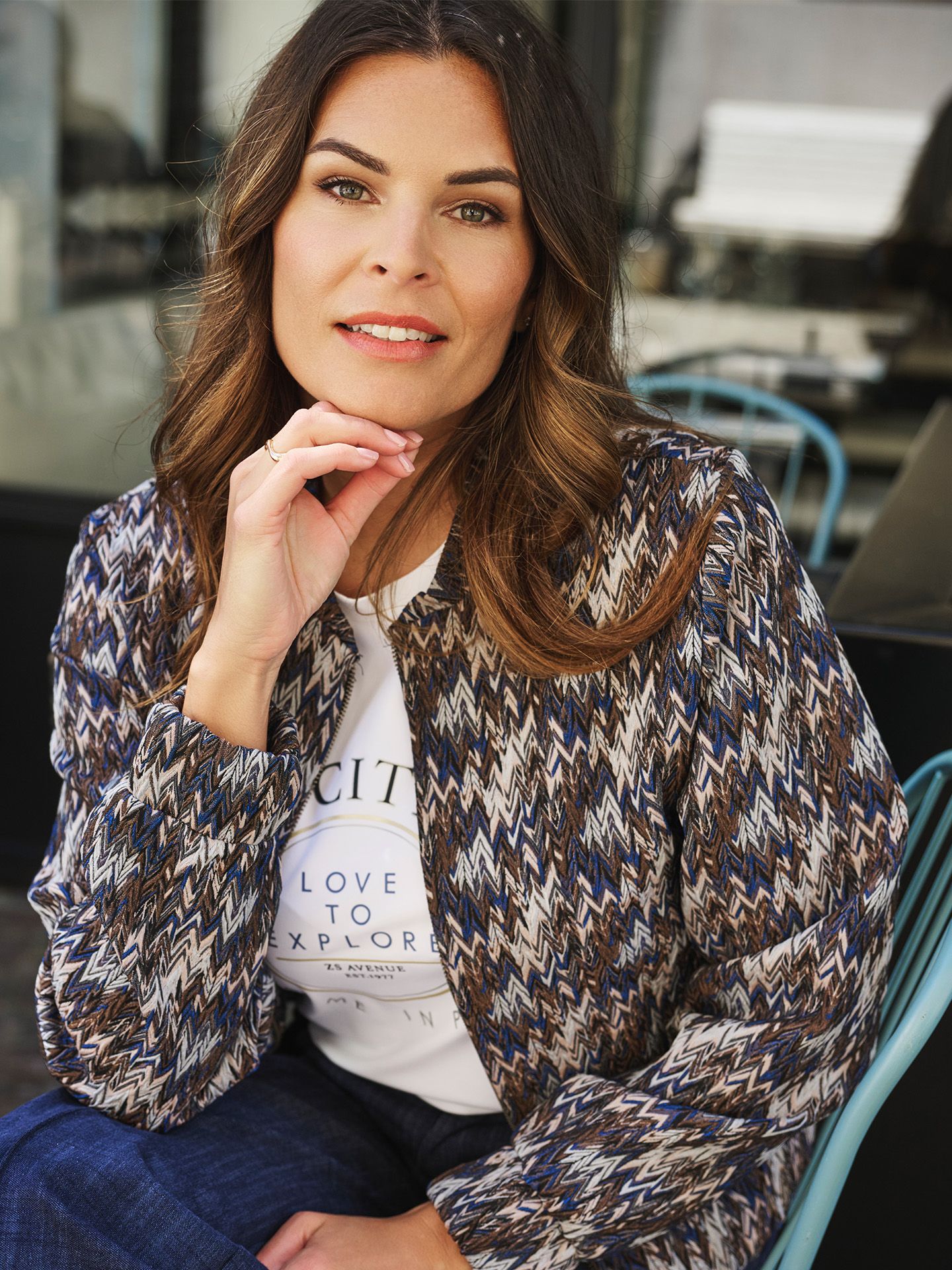 Zoso Blazer Sonja Blauw 00082398-1500