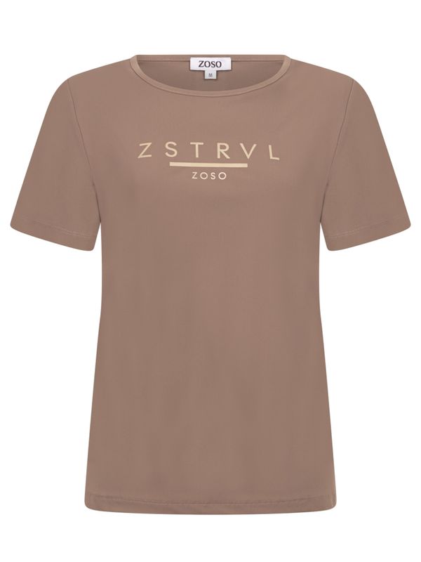 Zoso T-Shirt Felicia  Taupe 2900078246042