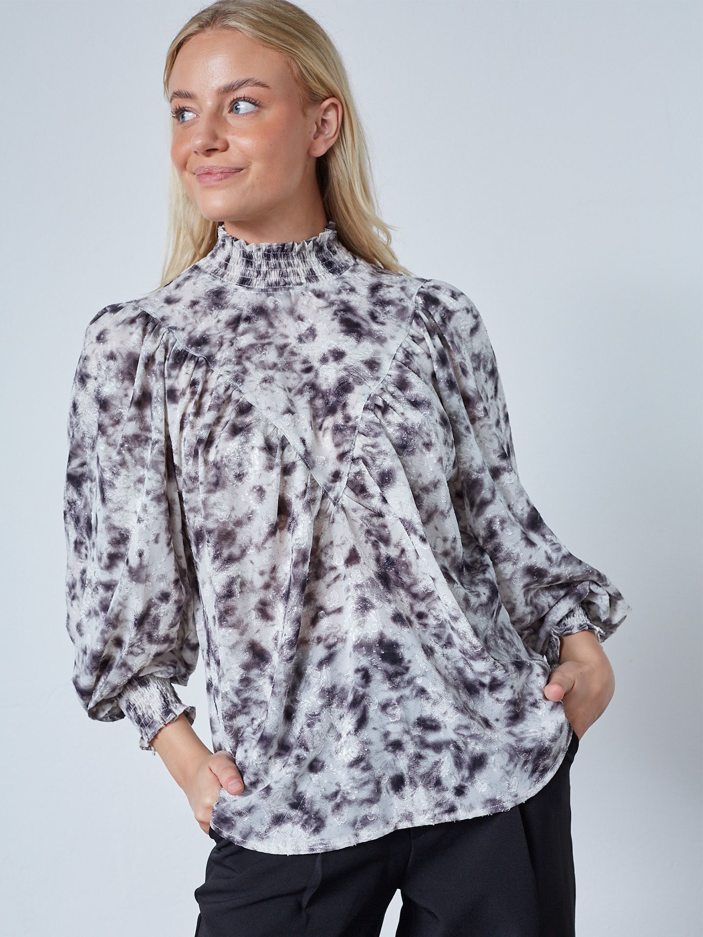 Sisters Point Blouse Given Grijs 00082419-7300
