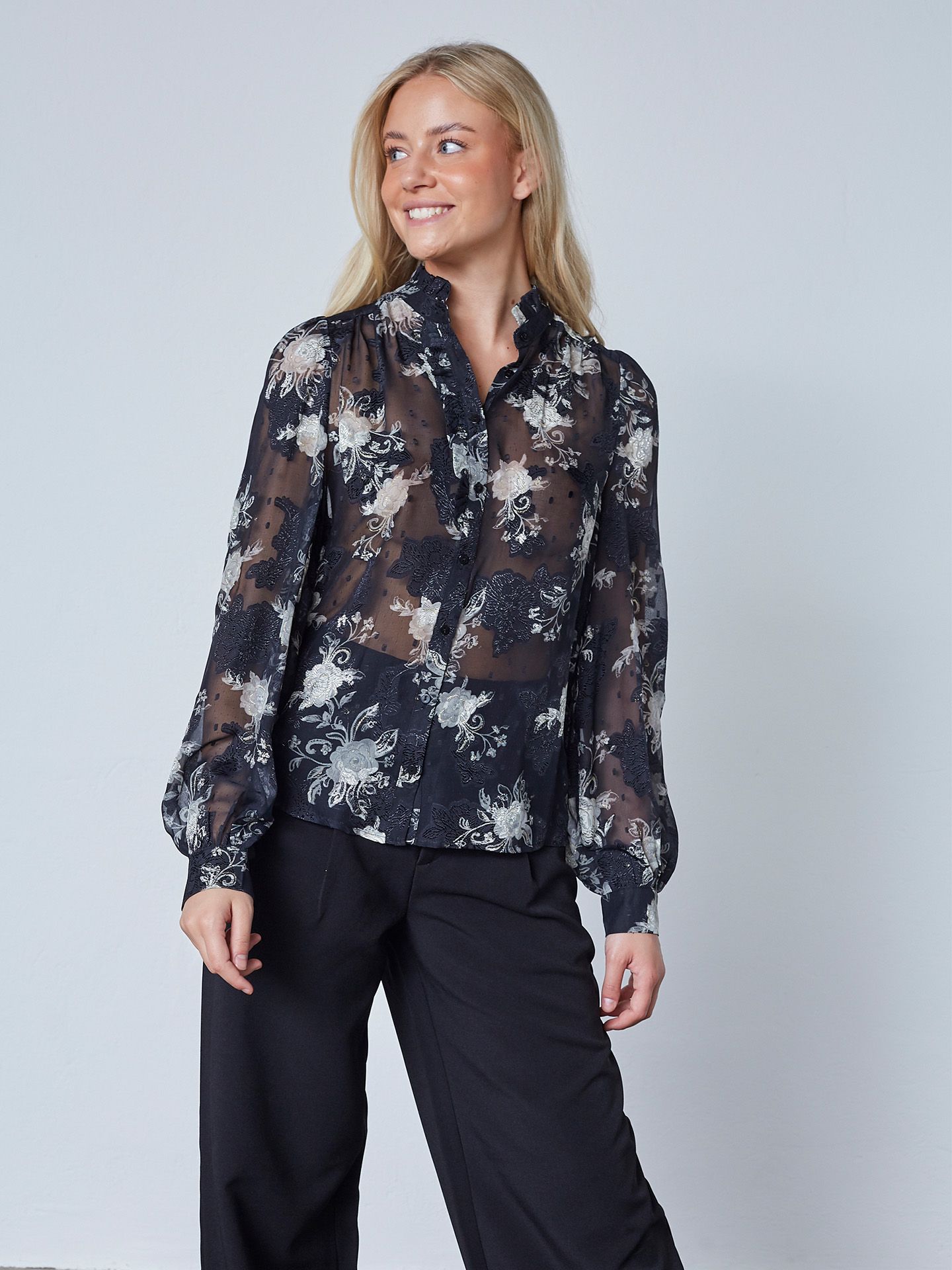 Sisters Point Blouse Virsa Zwart 00082420-7500