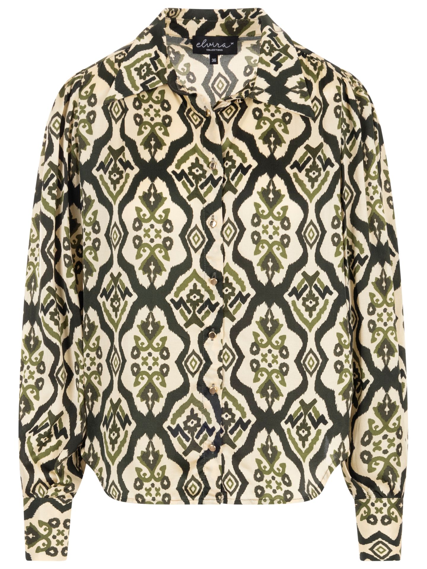 Elvira Collections Blouse Charlotte  Groen 2900078284037