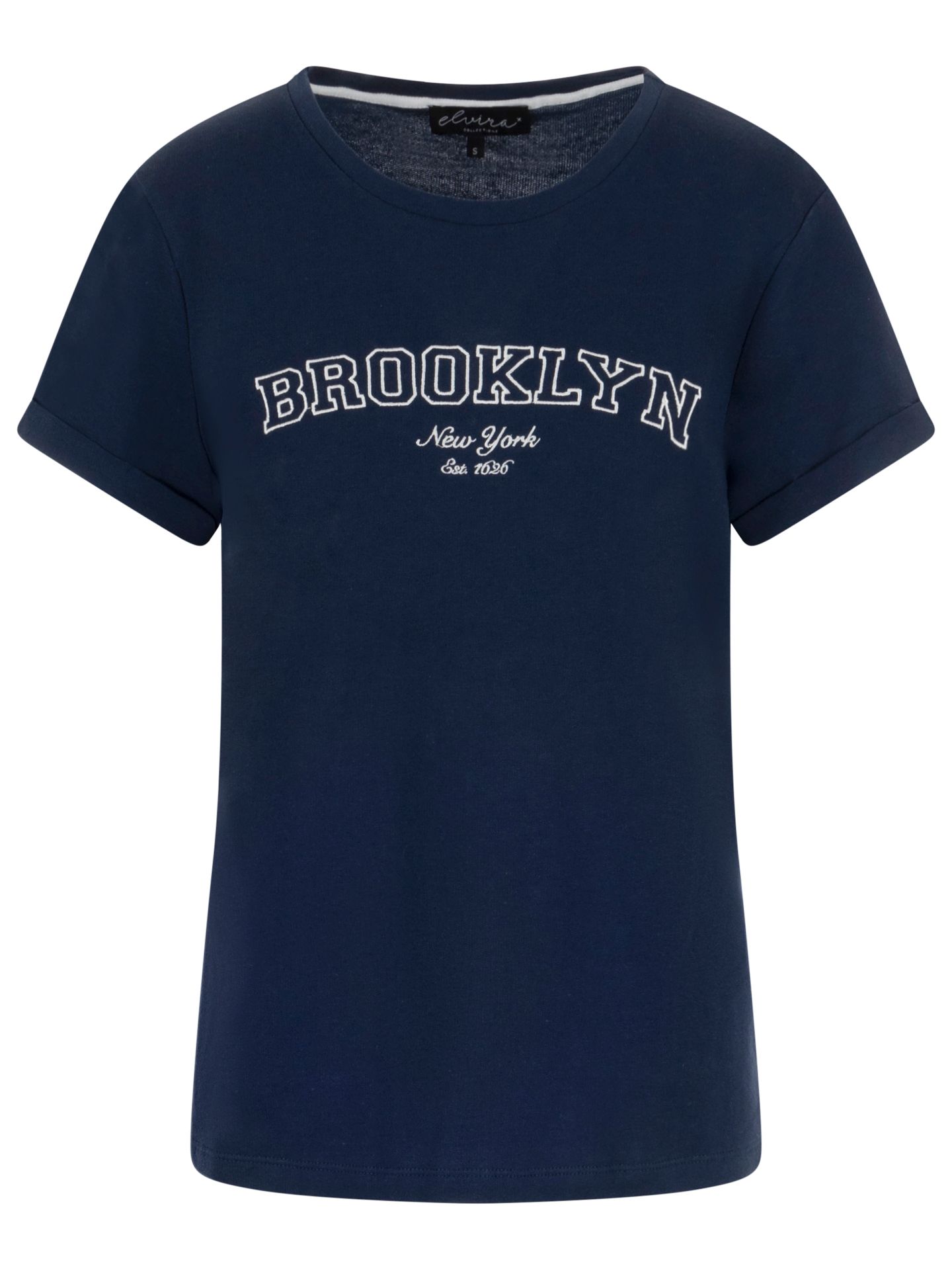 Elvira Collections T-shirt Puck Blauw 00082446-1500