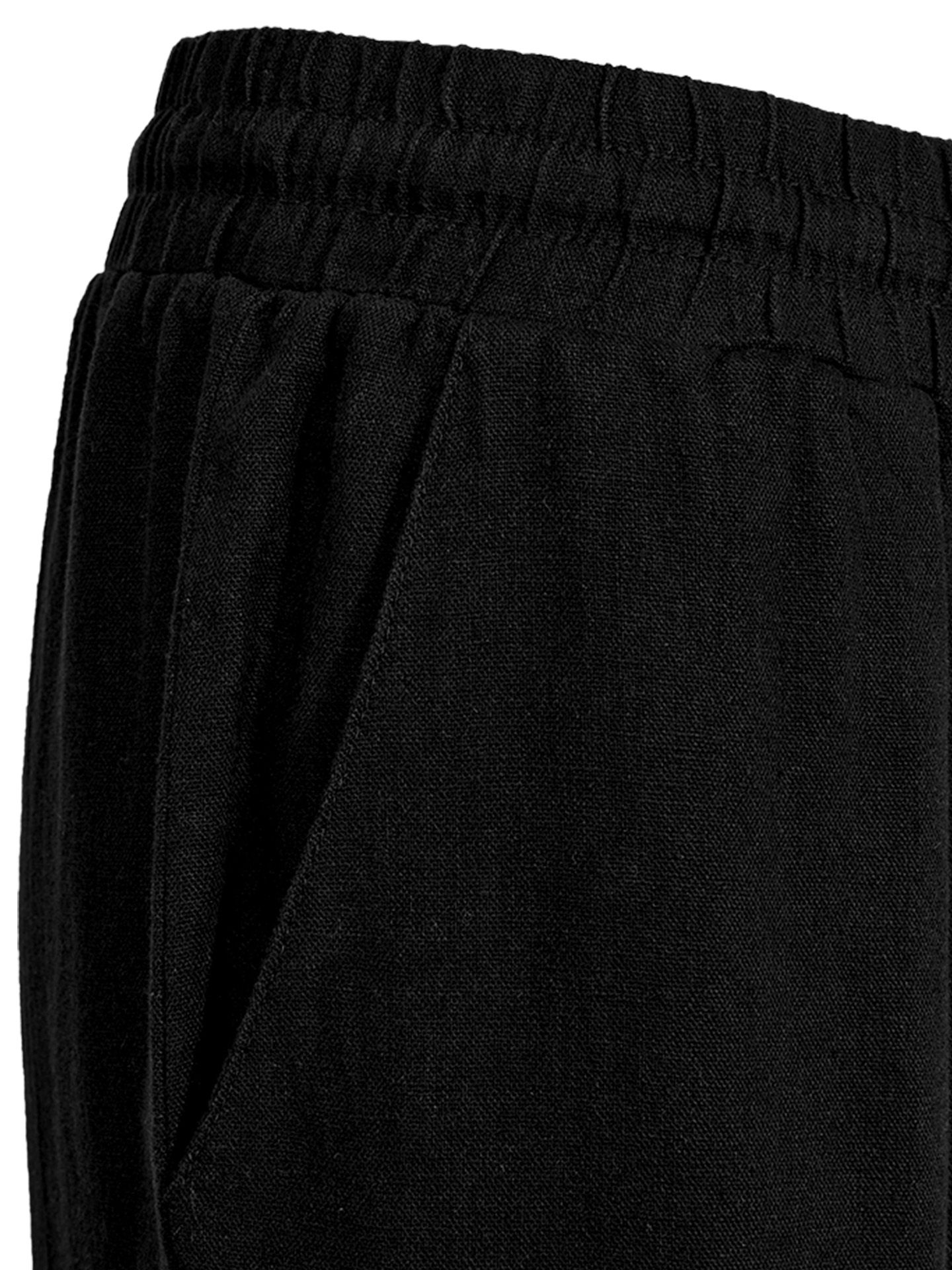 Freequent Wide Leg Broek Lava Ankle Zwart 00082452-7500